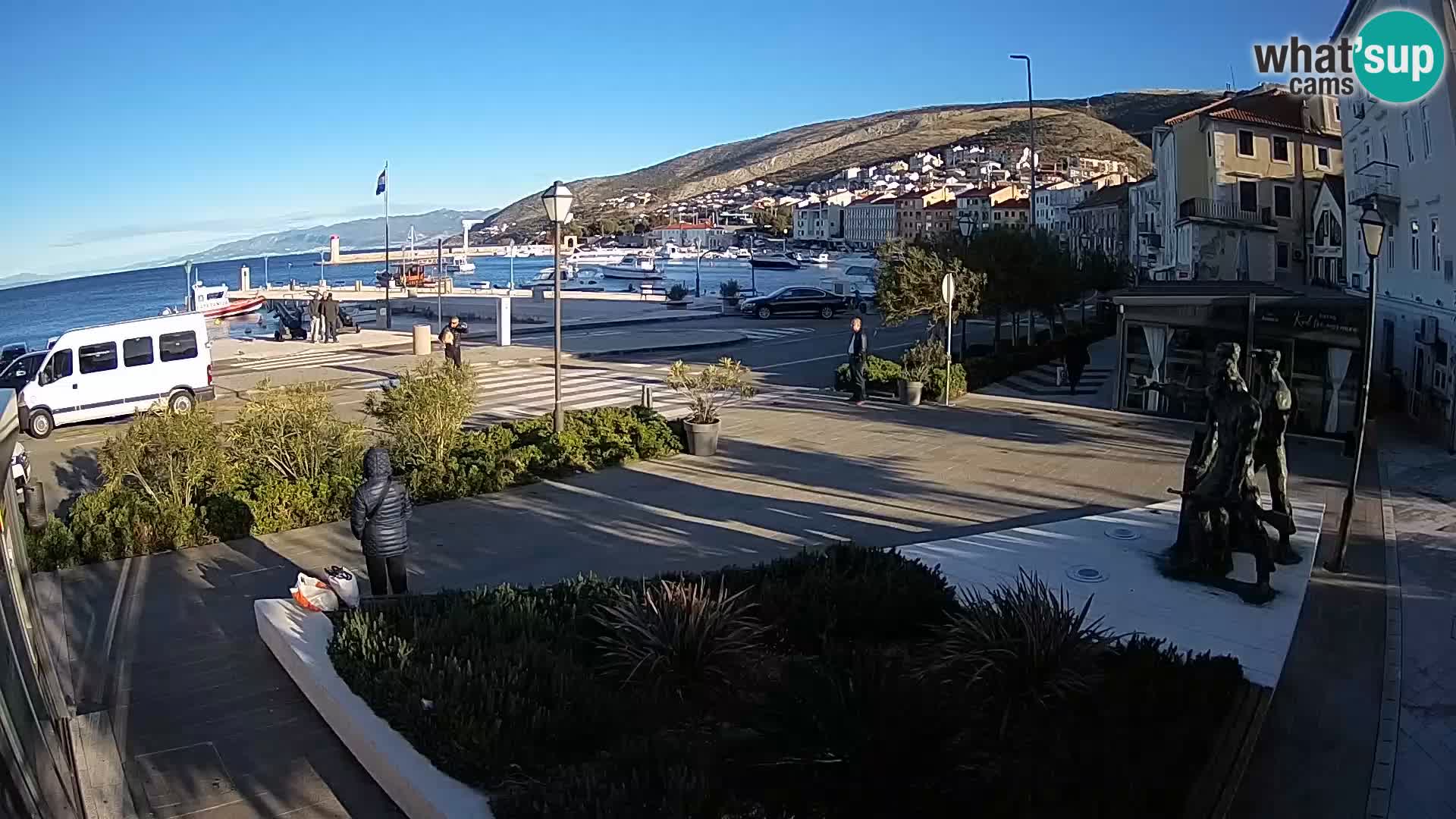 Live-Webcam Senj Riva – direkt am Meer – Kroatien