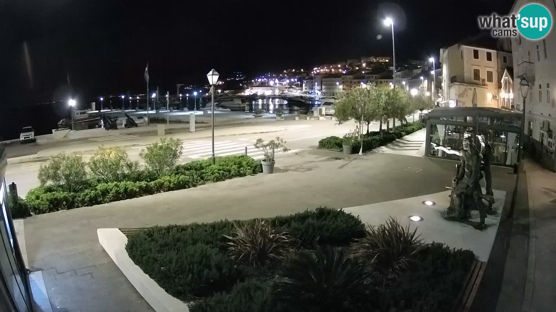 Live-Webcam Senj Riva – direkt am Meer – Kroatien