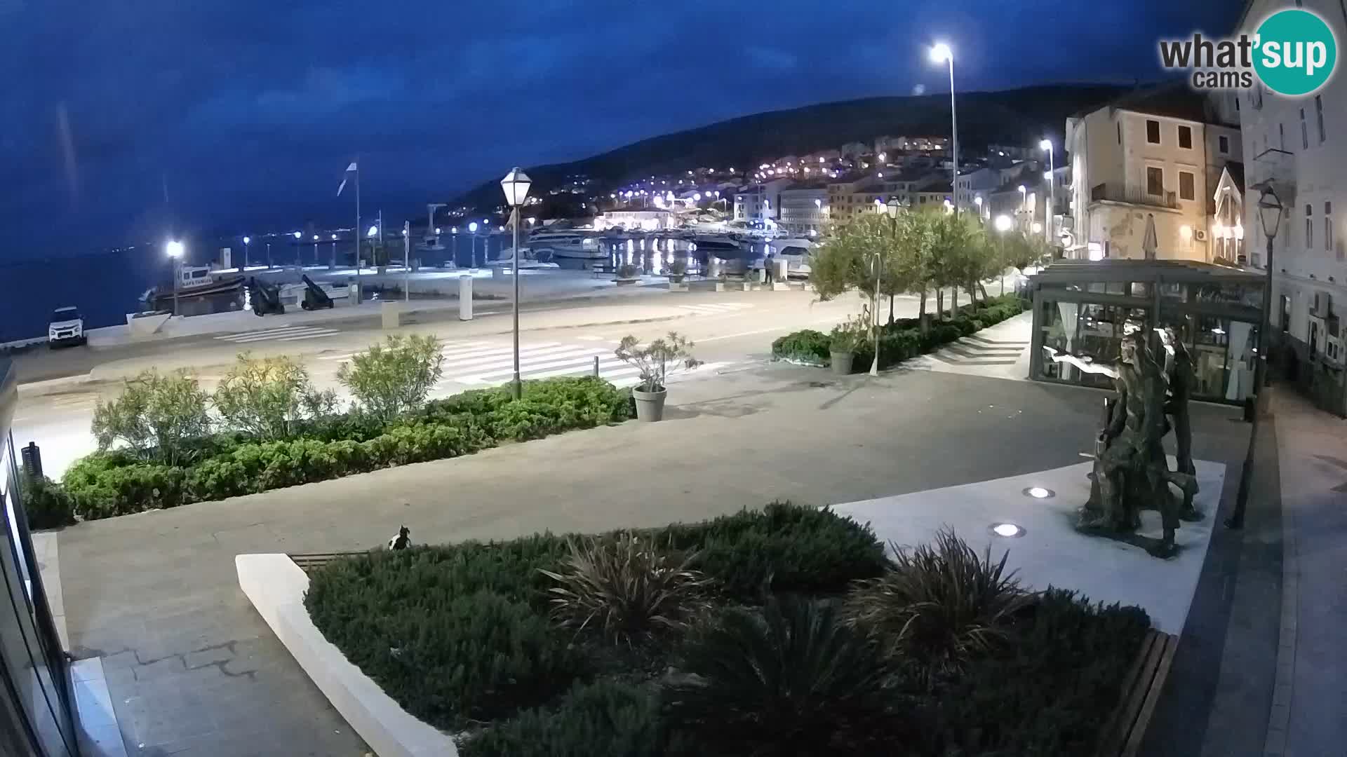 Live webcam Senj riva – fronte mare