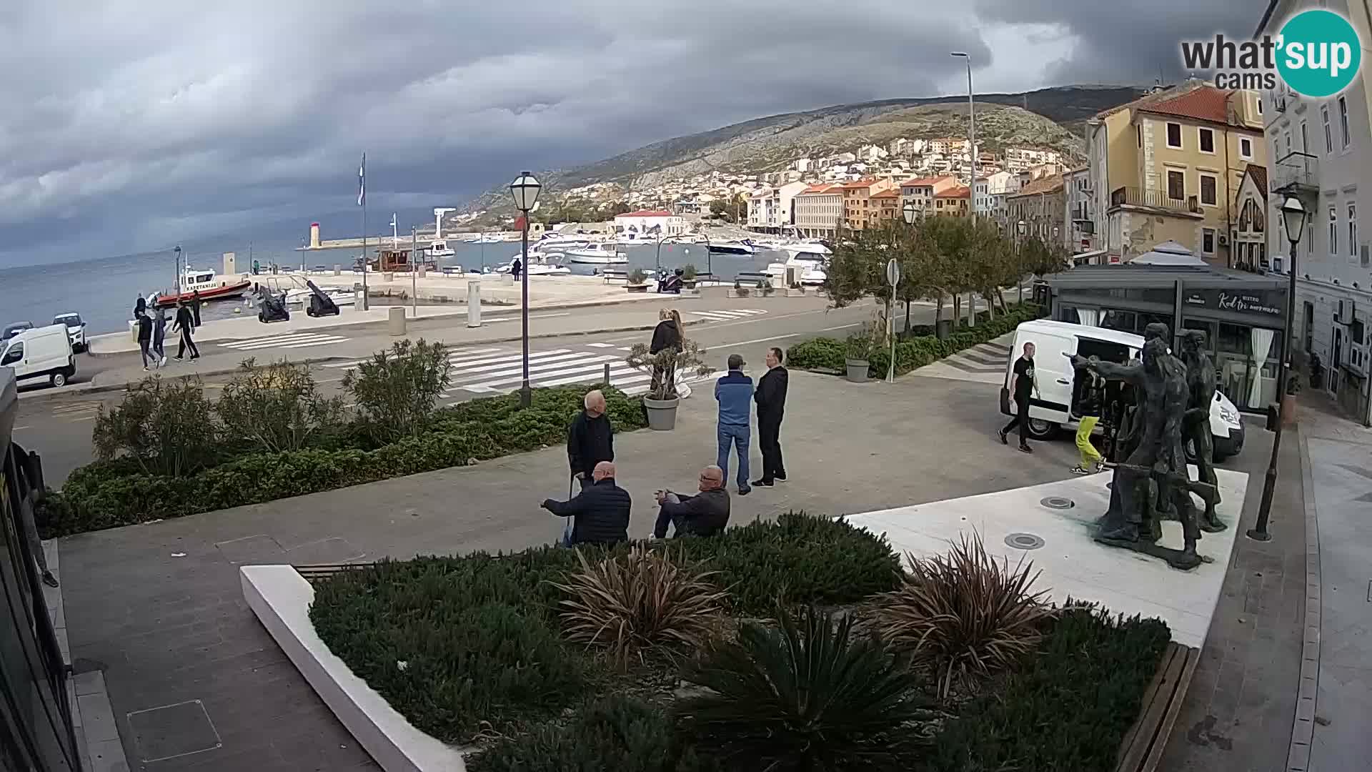 Live webcam Senj riva – fronte mare