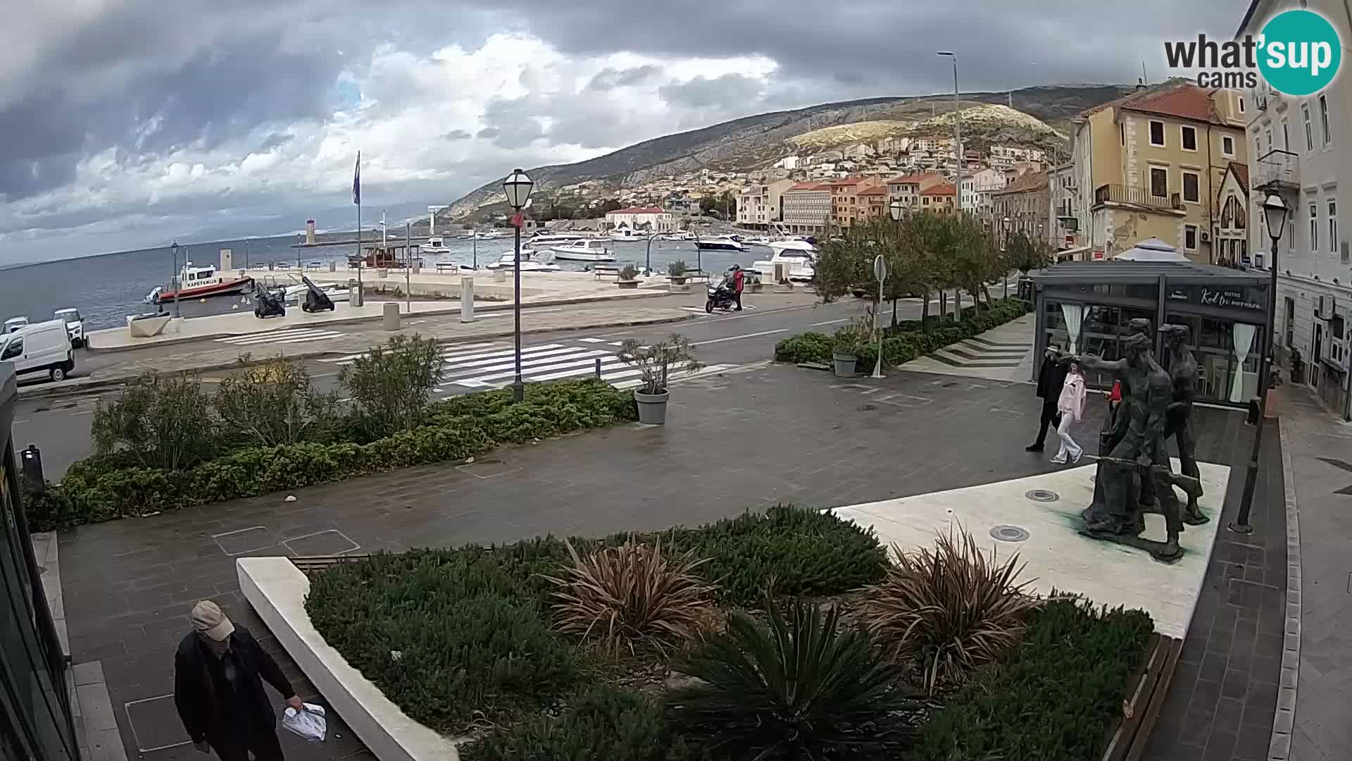 Live webcam Senj riva – seafront – Croatia