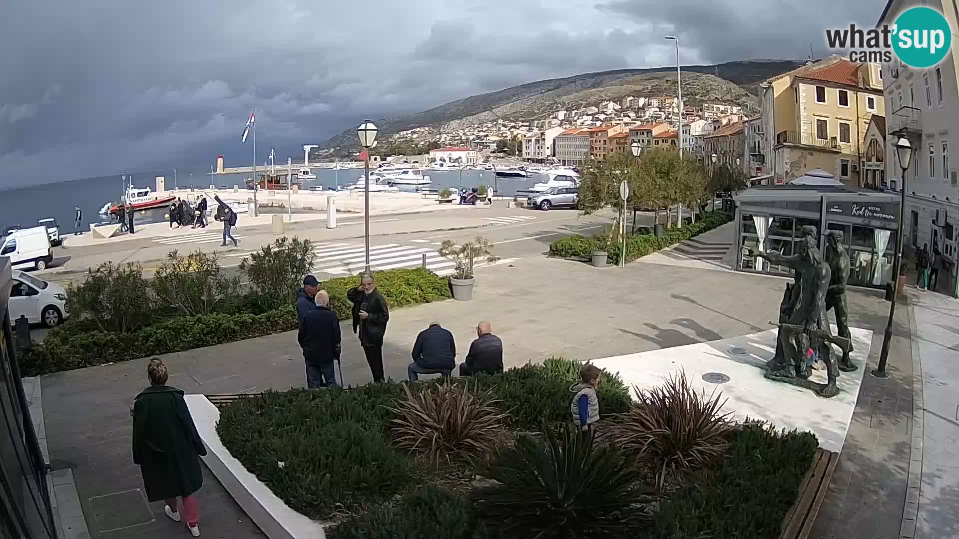 Live webcam Senj riva – seafront – Croatia