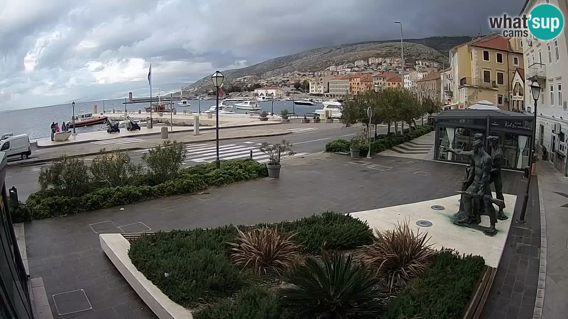 Spletna kamera v živo Senj riva – Hrvaška