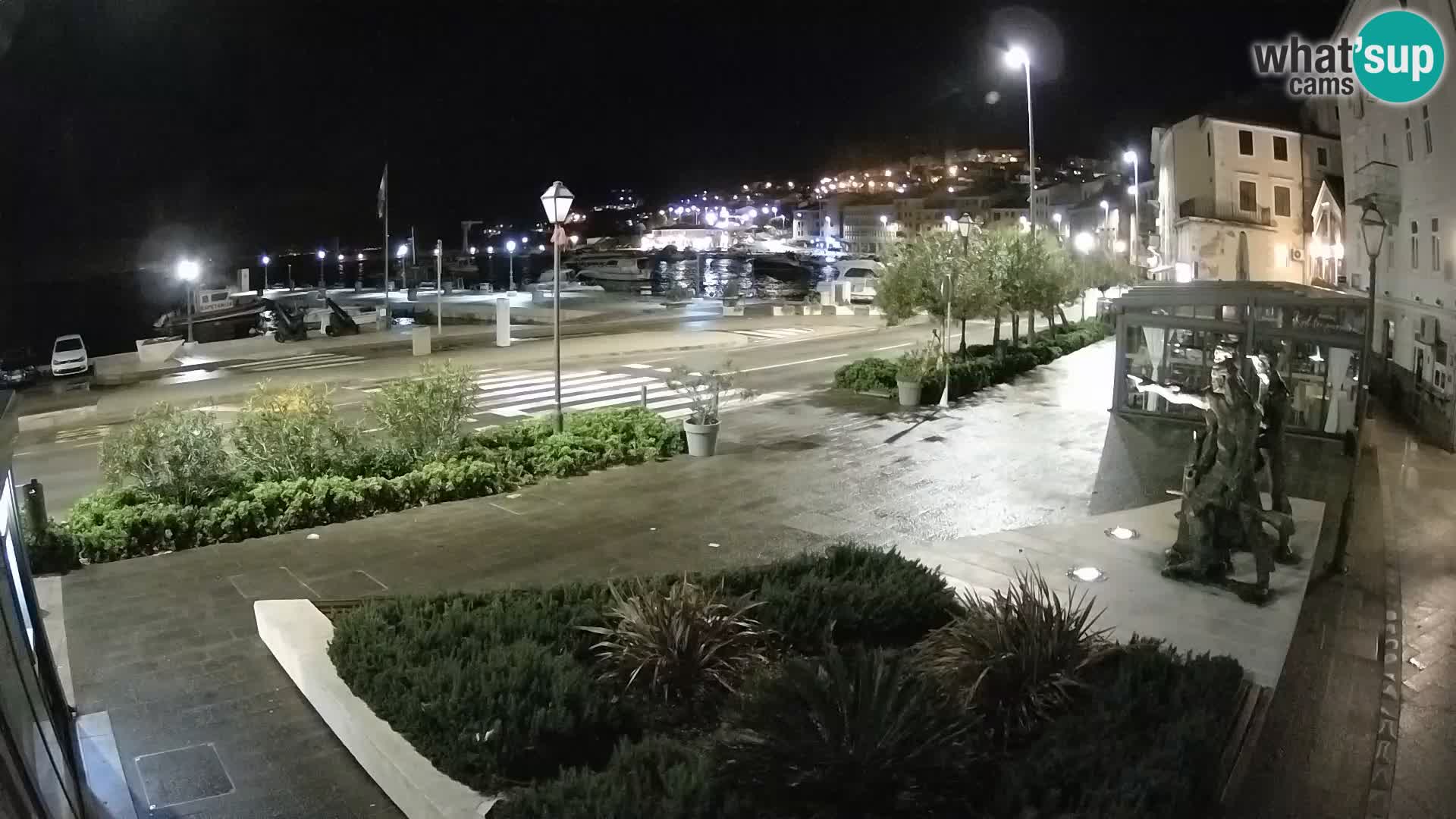 Live webcam Senj riva – seafront – Croatia