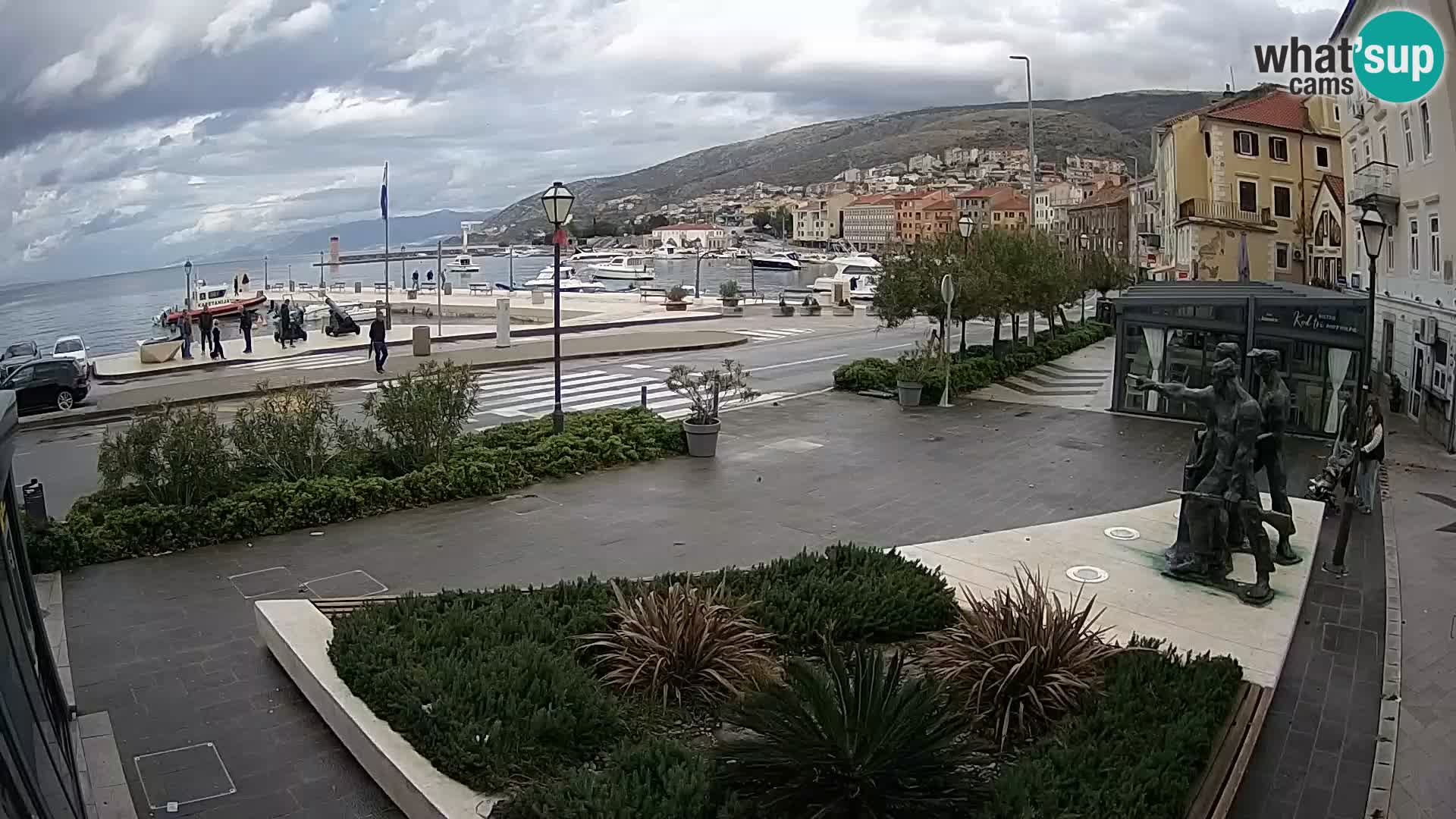 Live webcam Senj riva – seafront – Croatia
