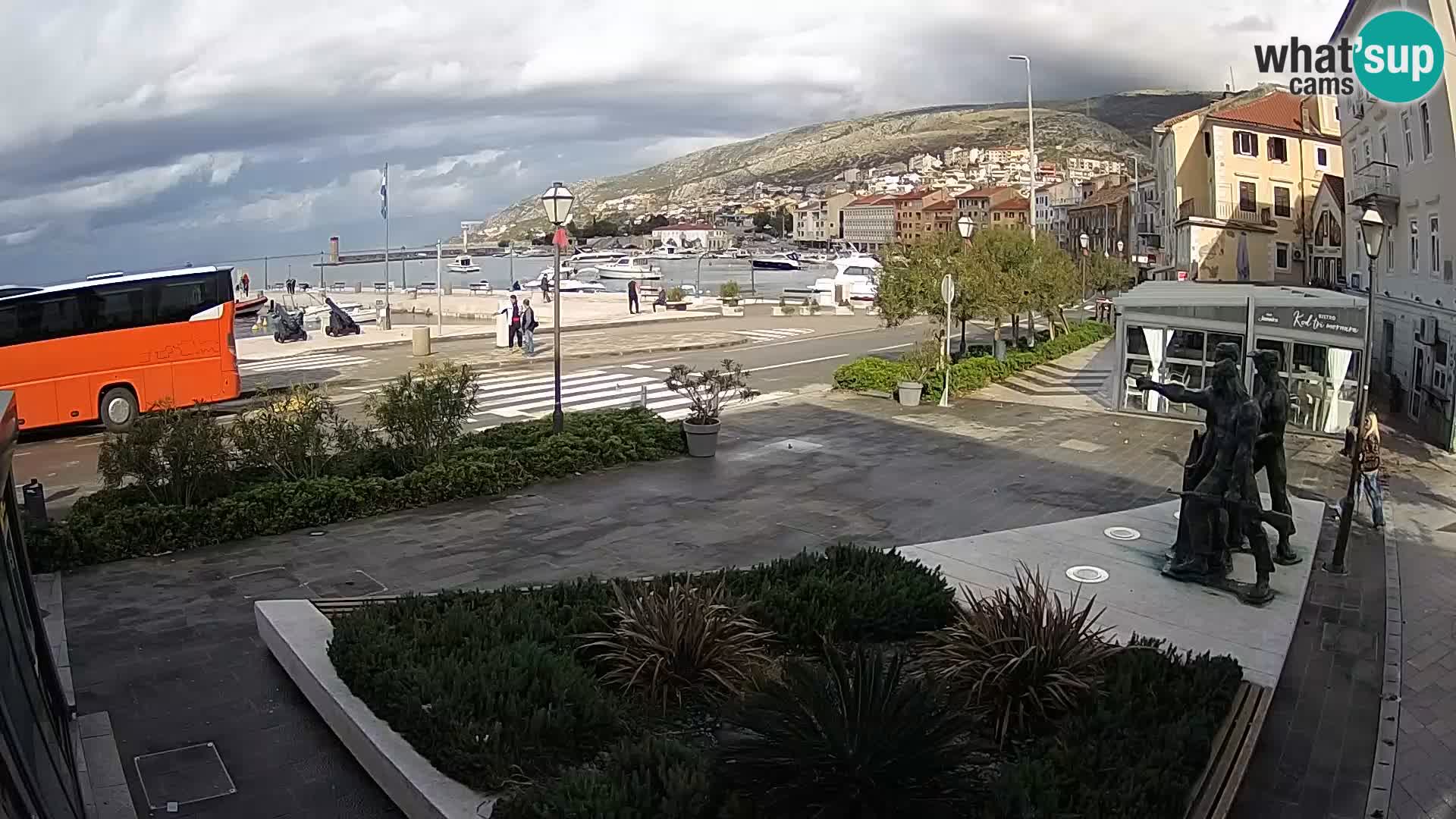 Live webcam Senj riva – seafront – Croatia