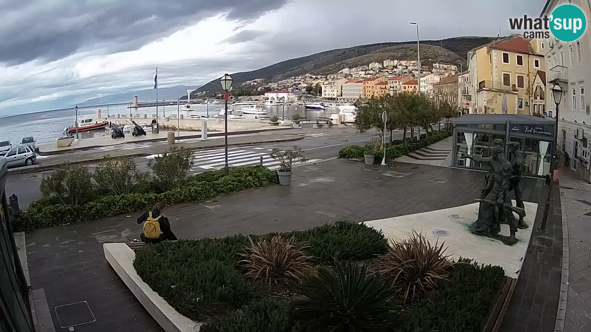 Spletna kamera v živo Senj riva – Hrvaška