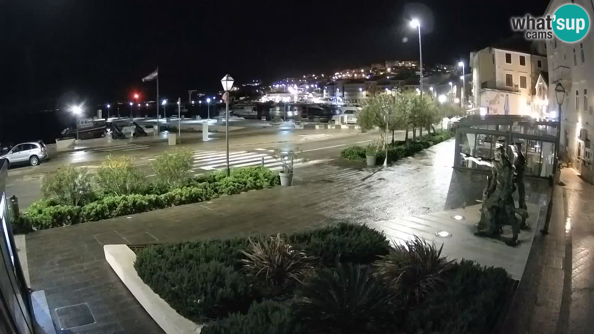 Live-Webcam Senj Riva – direkt am Meer – Kroatien
