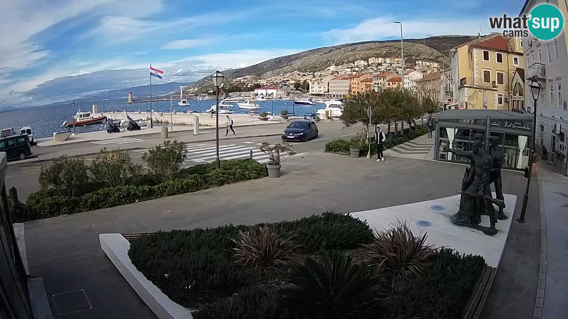 Live webcam Senj riva – fronte mare