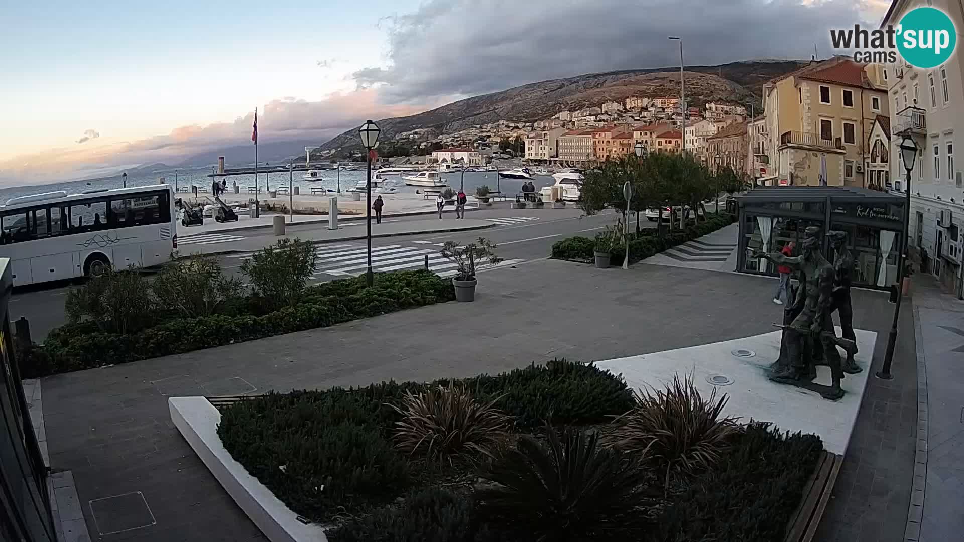 Live-Webcam Senj Riva – direkt am Meer – Kroatien