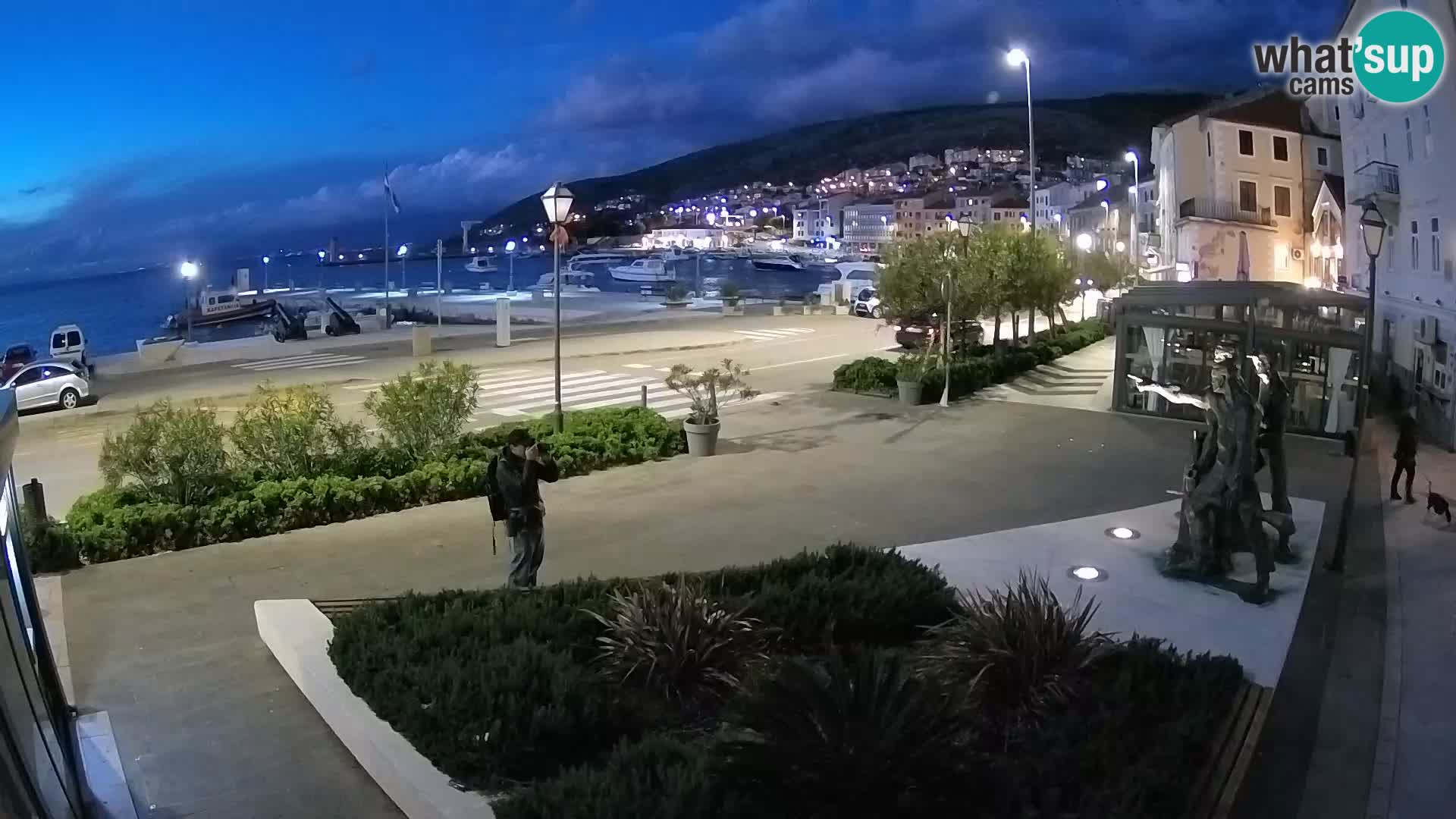 Spletna kamera v živo Senj riva – Hrvaška