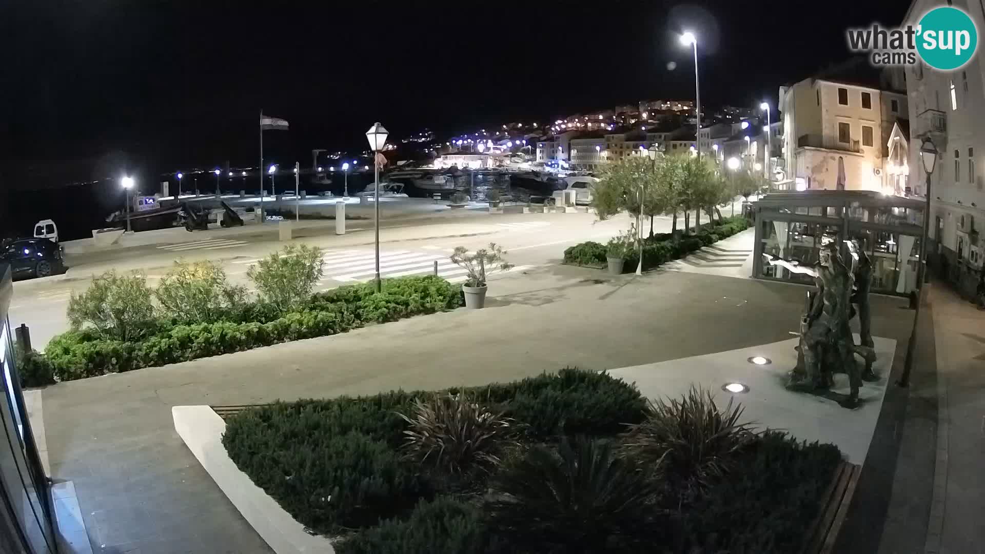 Live-Webcam Senj Riva – direkt am Meer – Kroatien