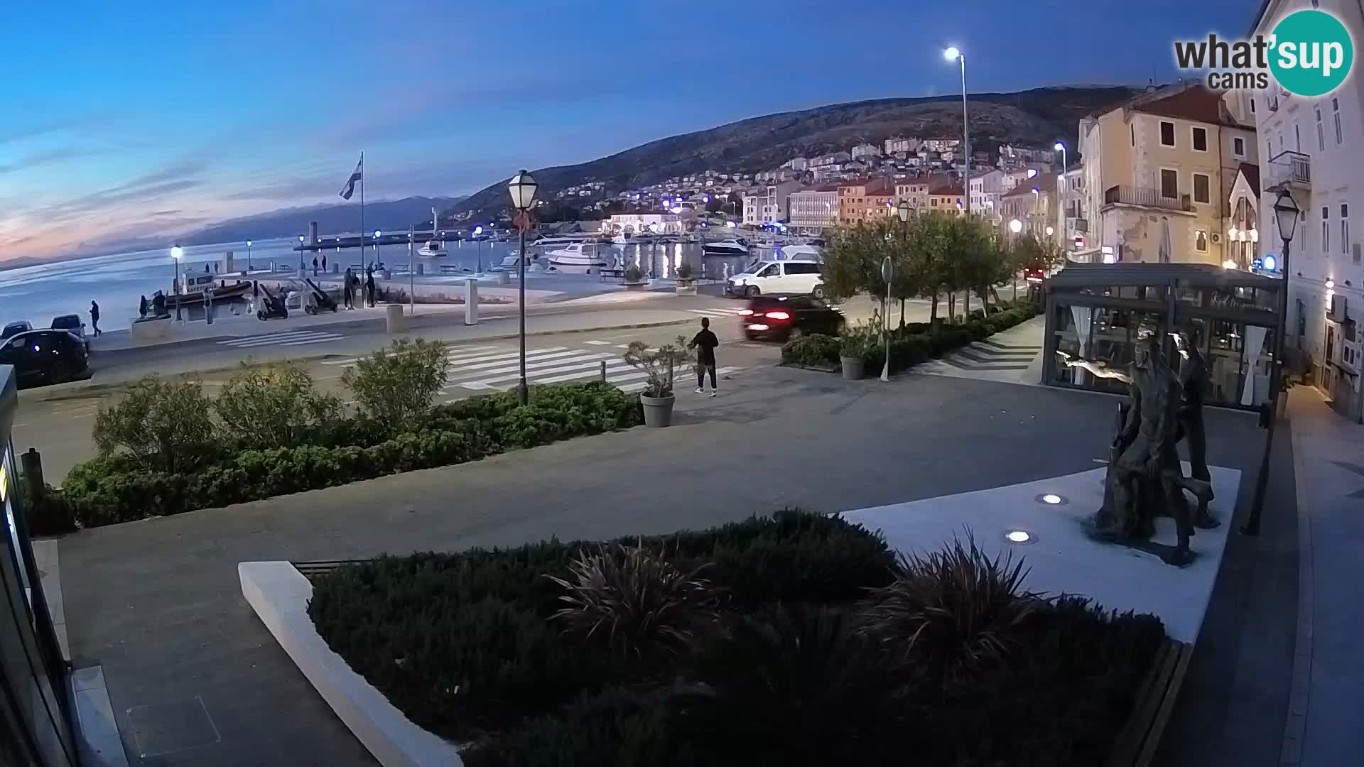 Live webcam Senj riva – fronte mare