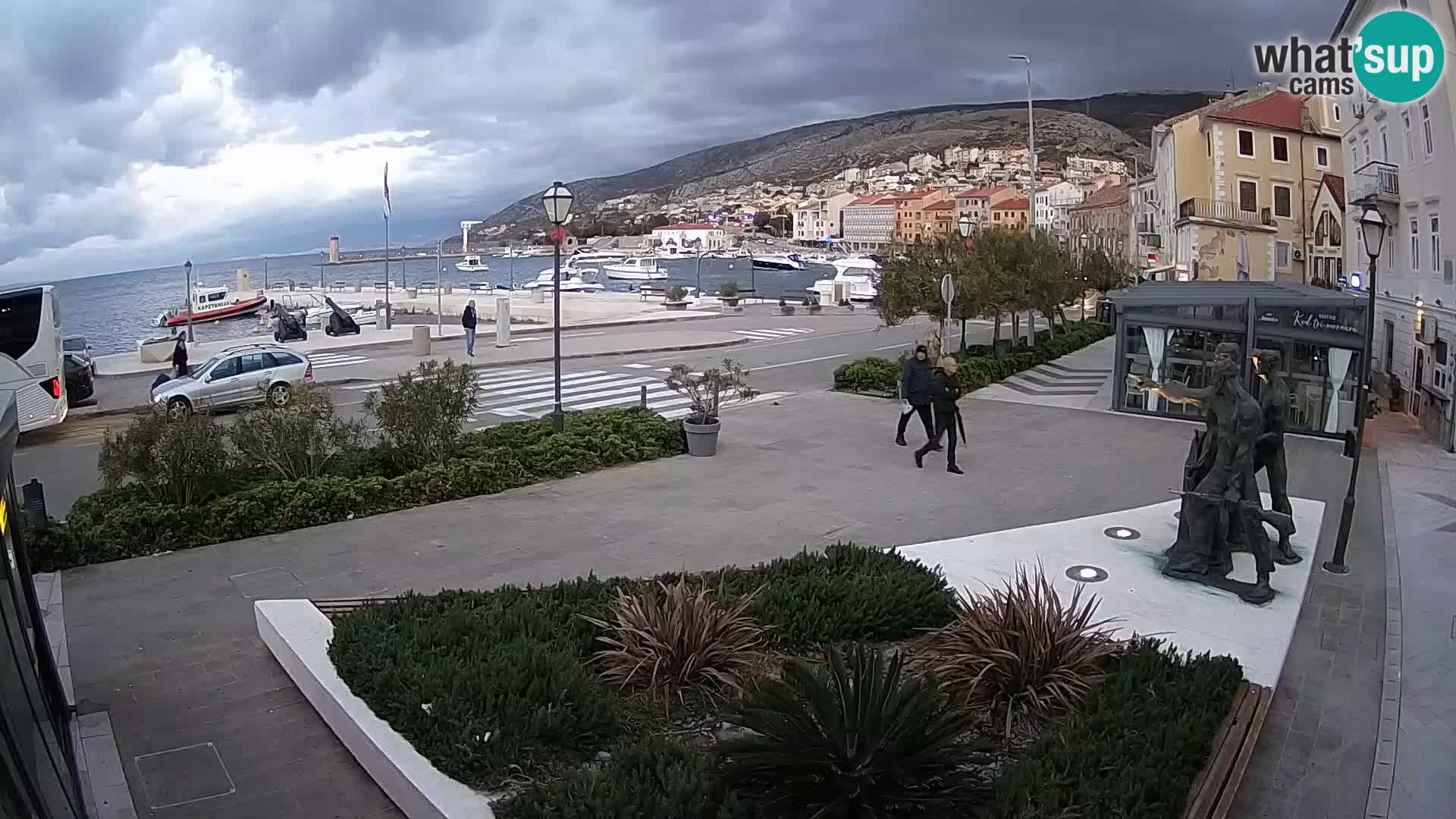Live webcam Senj riva – seafront – Croatia