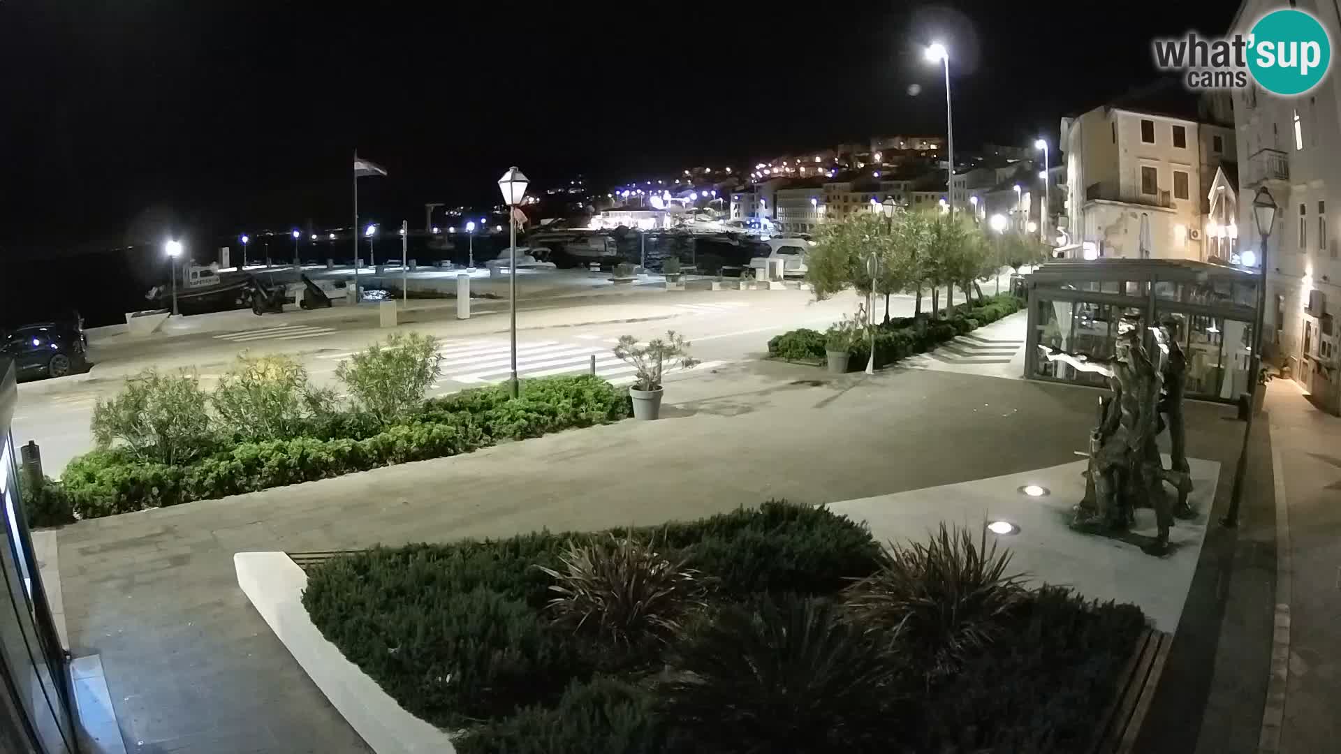 Live webcam Senj riva – fronte mare