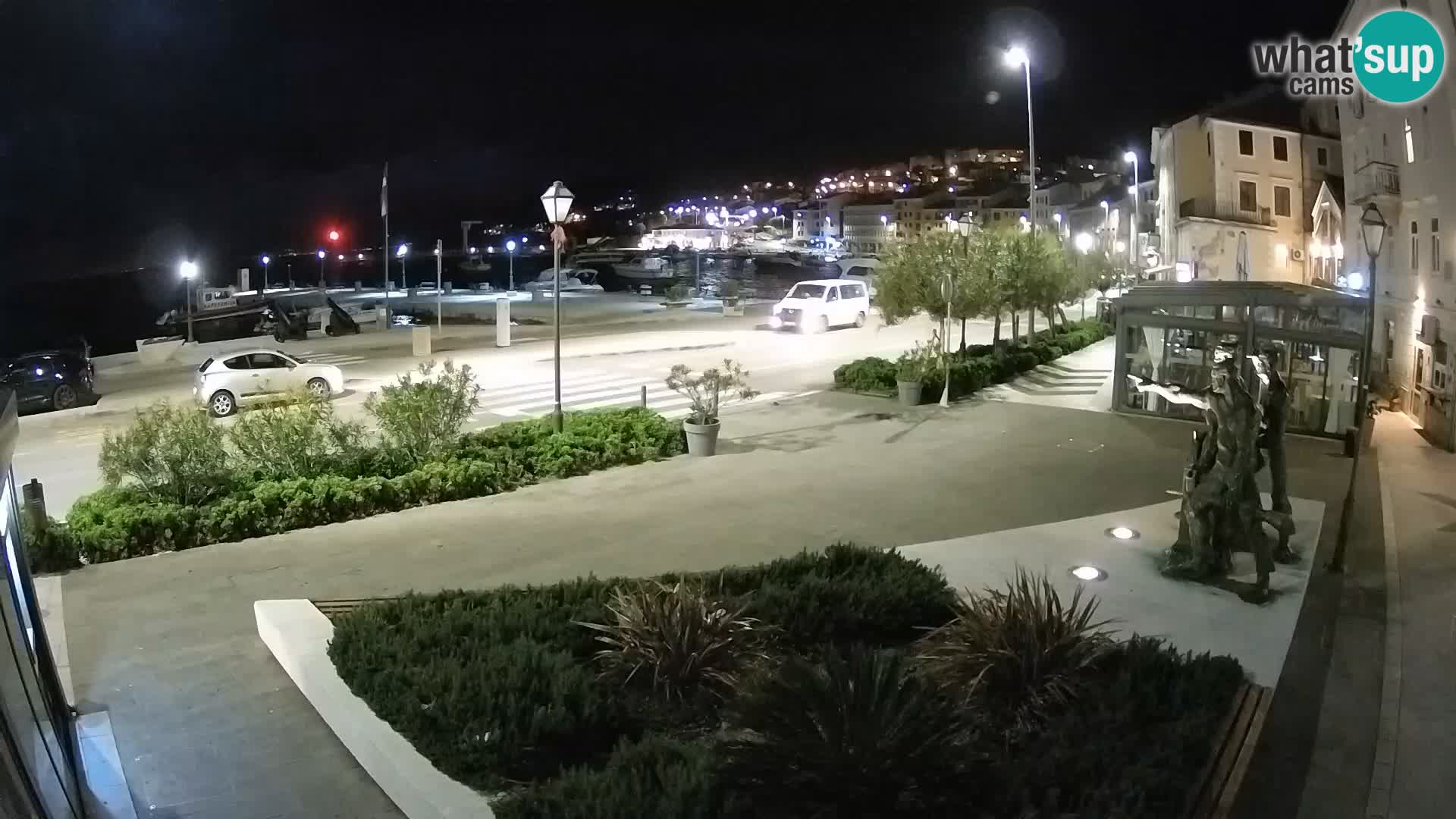 Live-Webcam Senj Riva – direkt am Meer – Kroatien