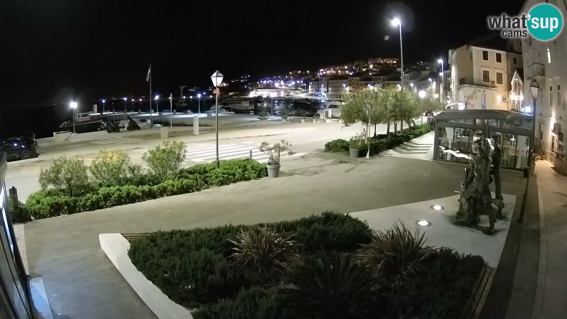 Live webcam Senj riva – seafront – Croatia