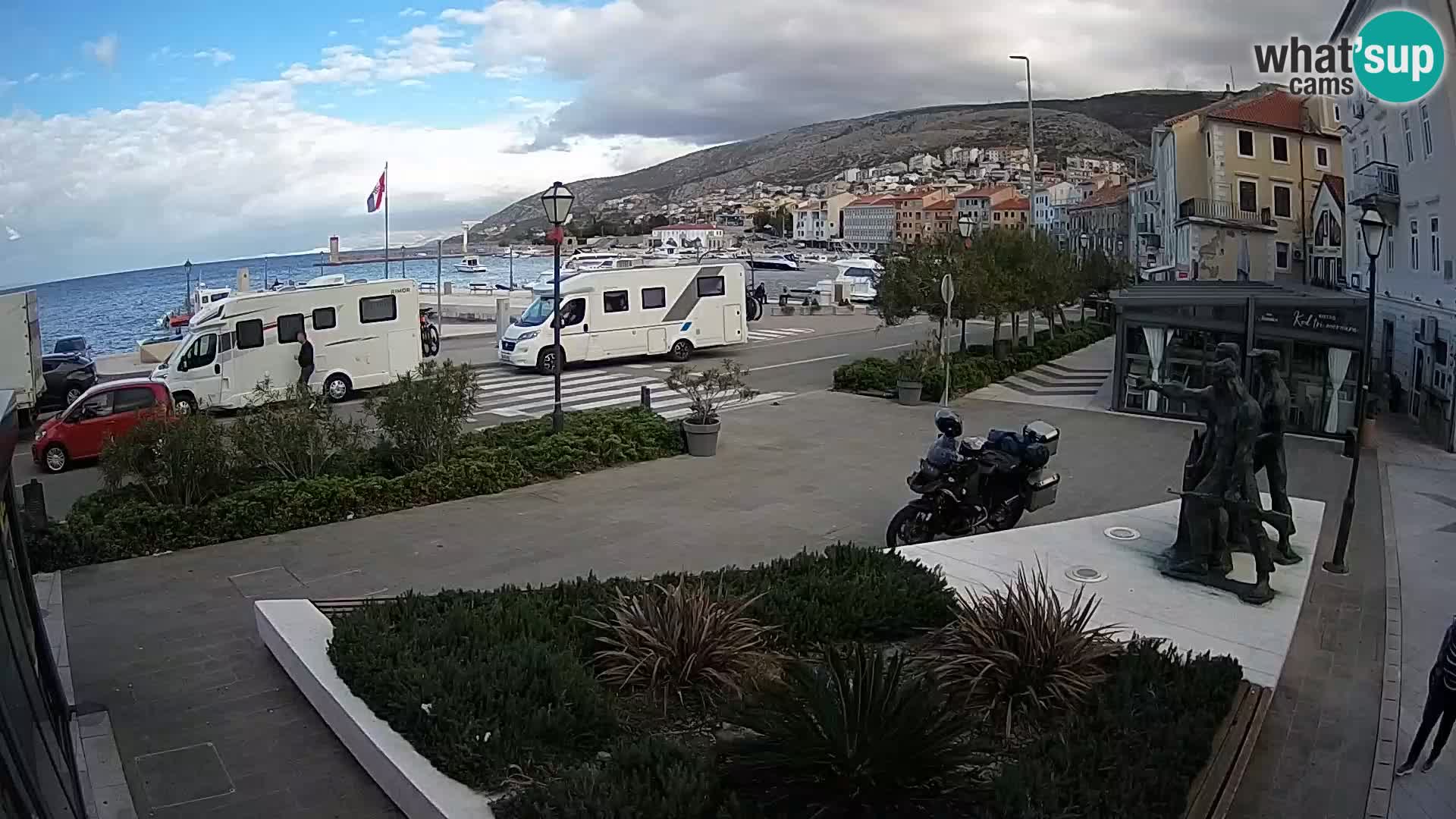 Spletna kamera v živo Senj riva – Hrvaška