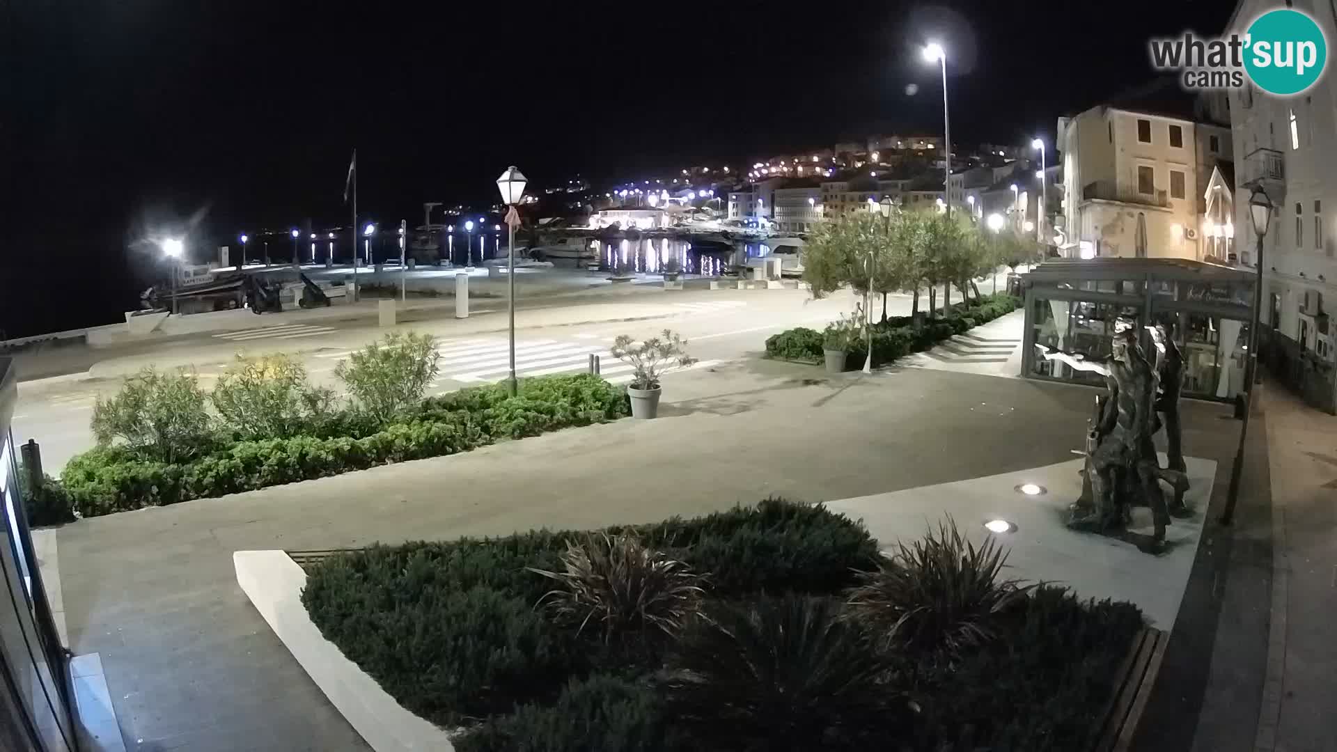 Live webcam Senj riva – fronte mare