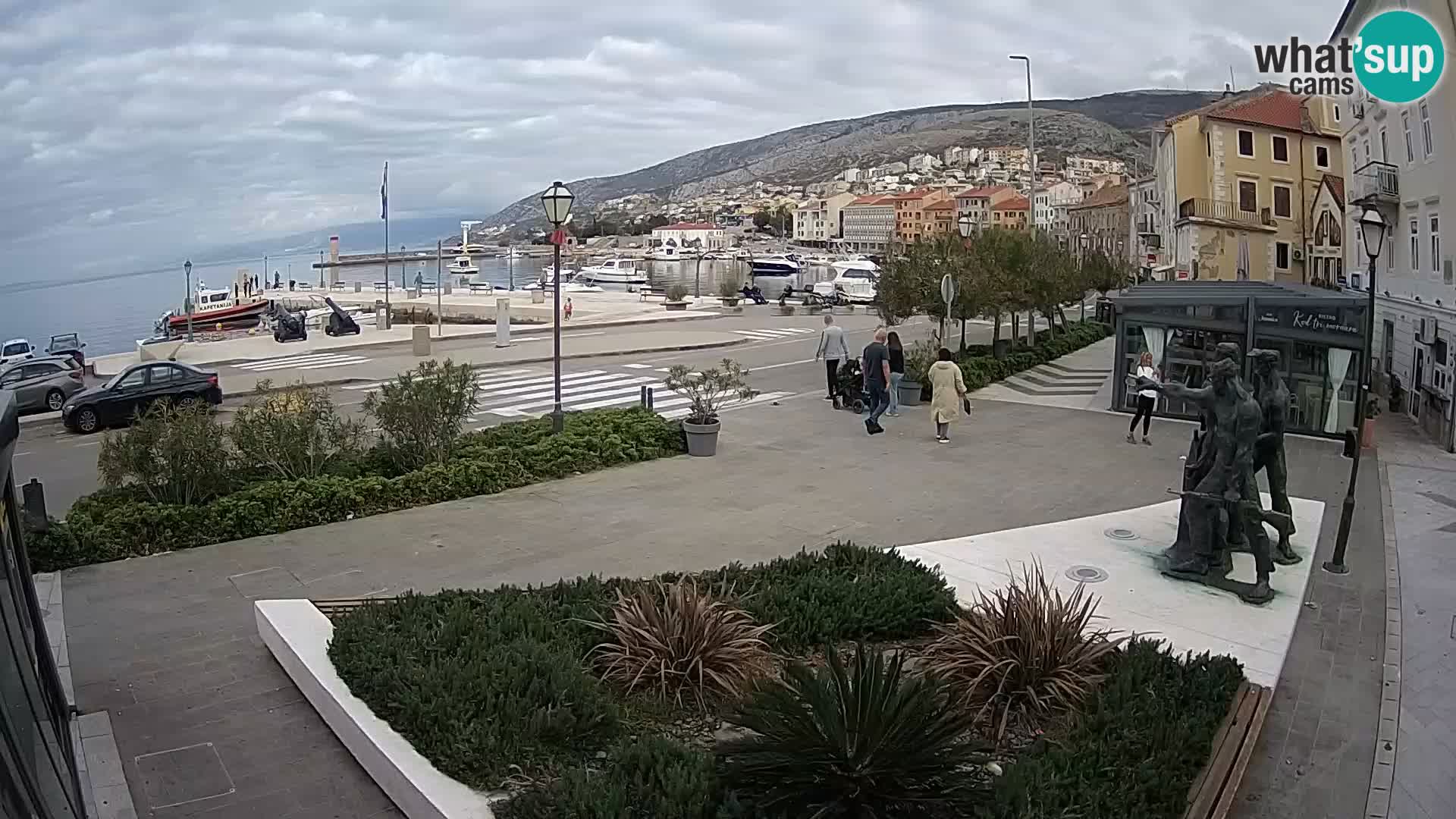 Live webcam Senj riva – fronte mare