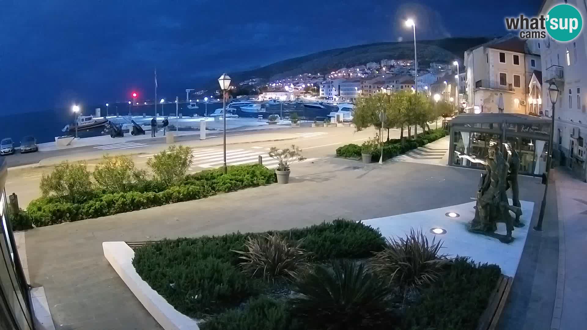 Spletna kamera v živo Senj riva – Hrvaška