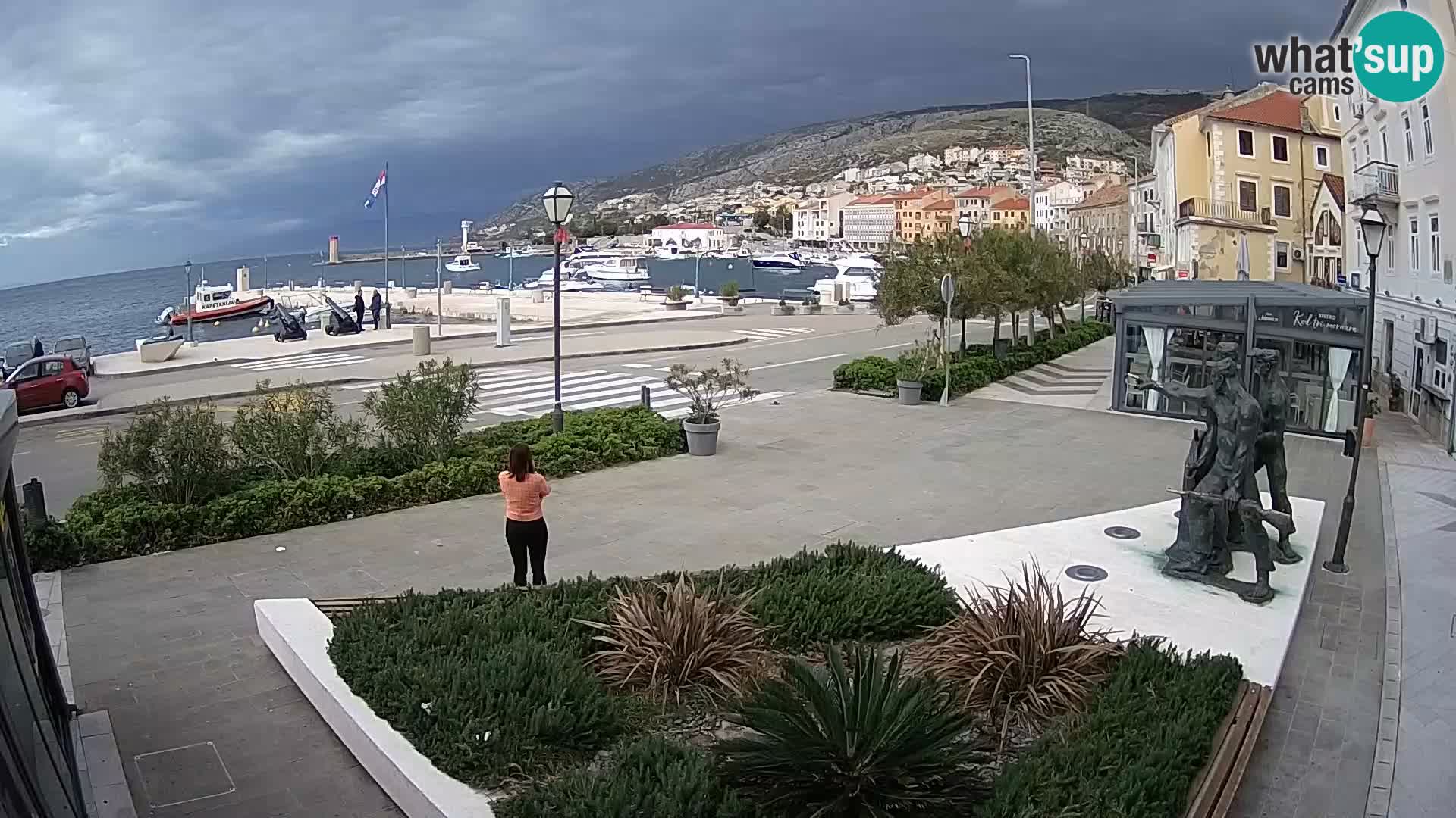 Spletna kamera v živo Senj riva – Hrvaška