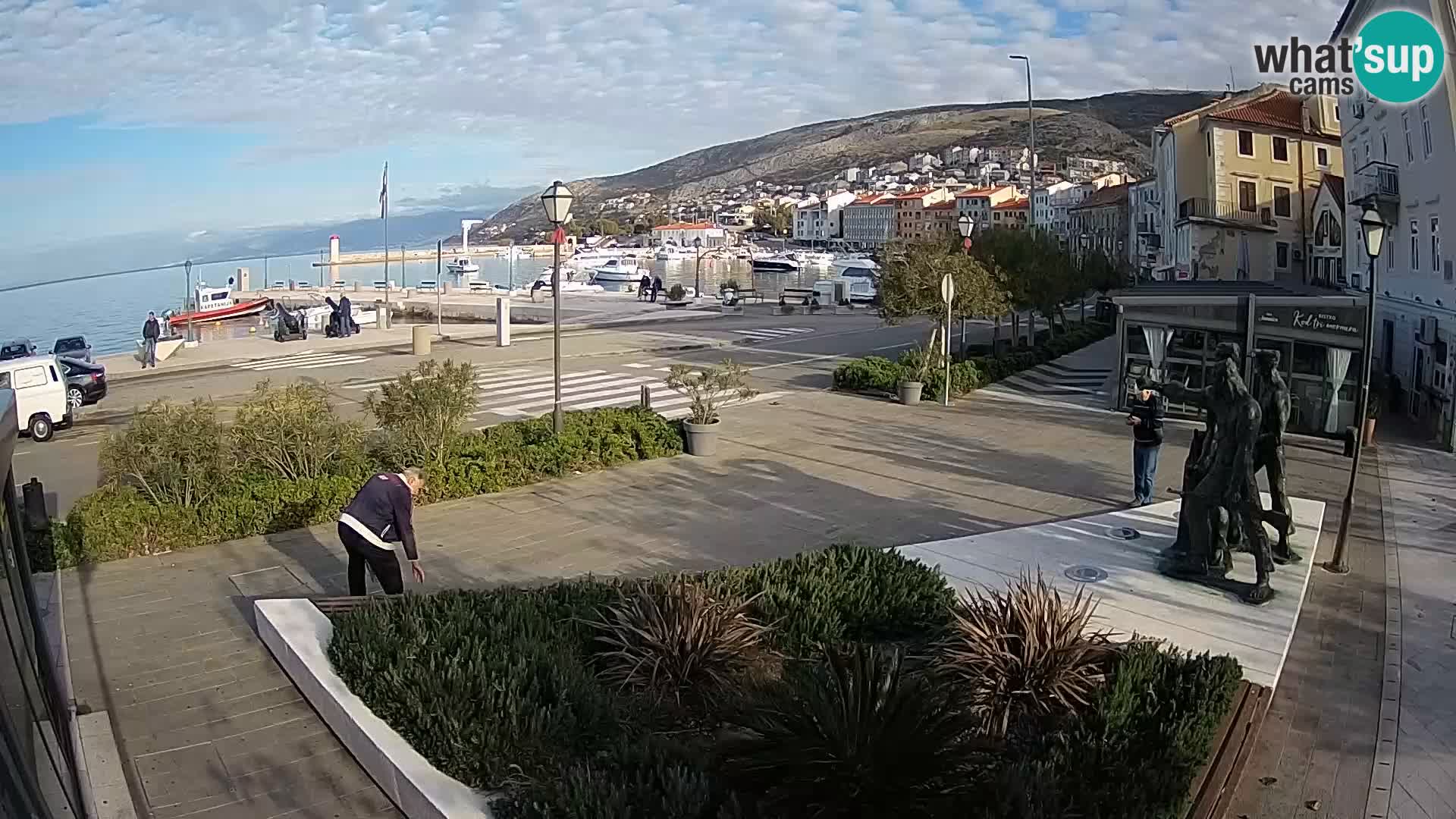 Live webcam Senj riva – seafront – Croatia