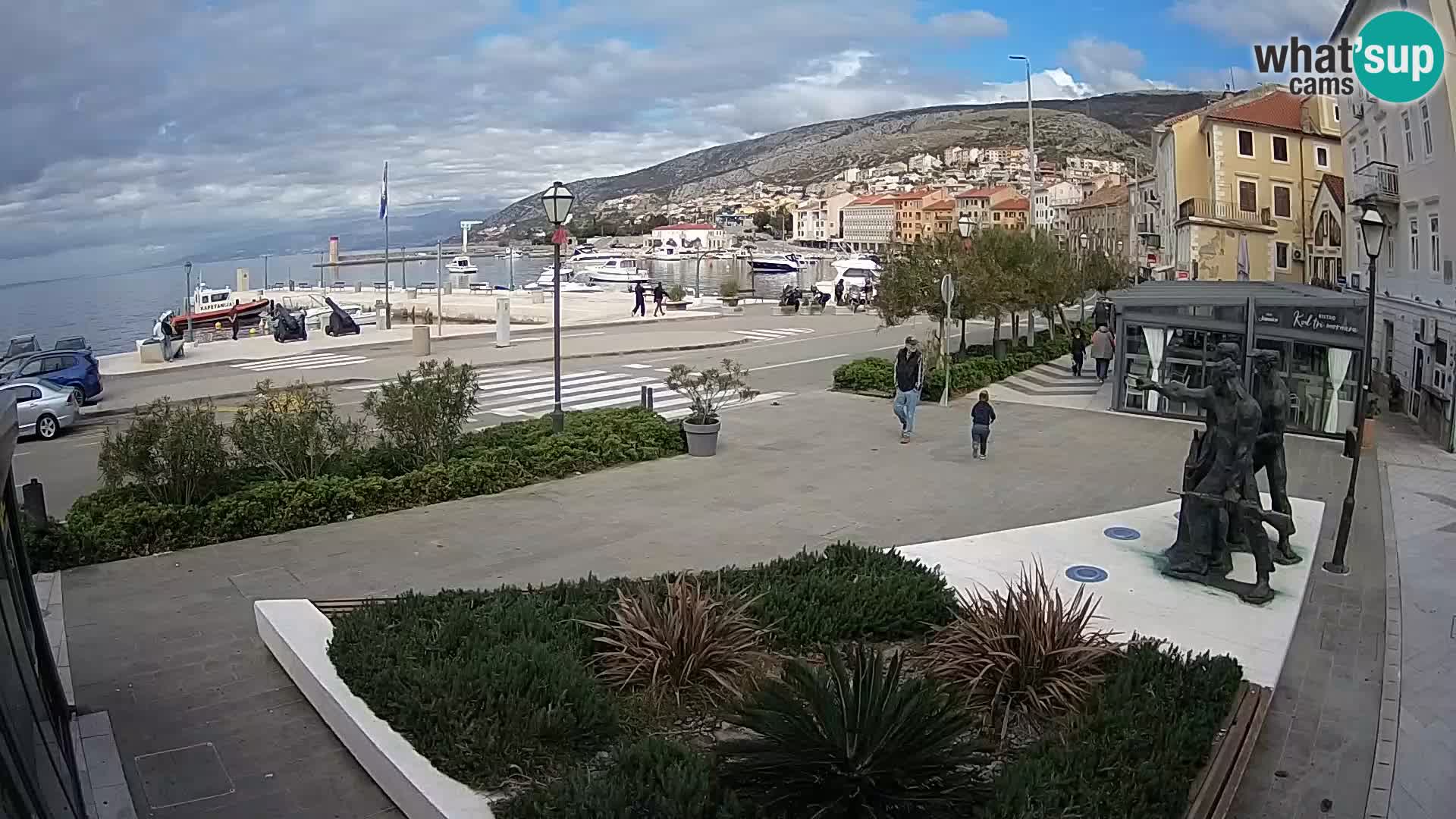 Live webcam Senj riva – fronte mare