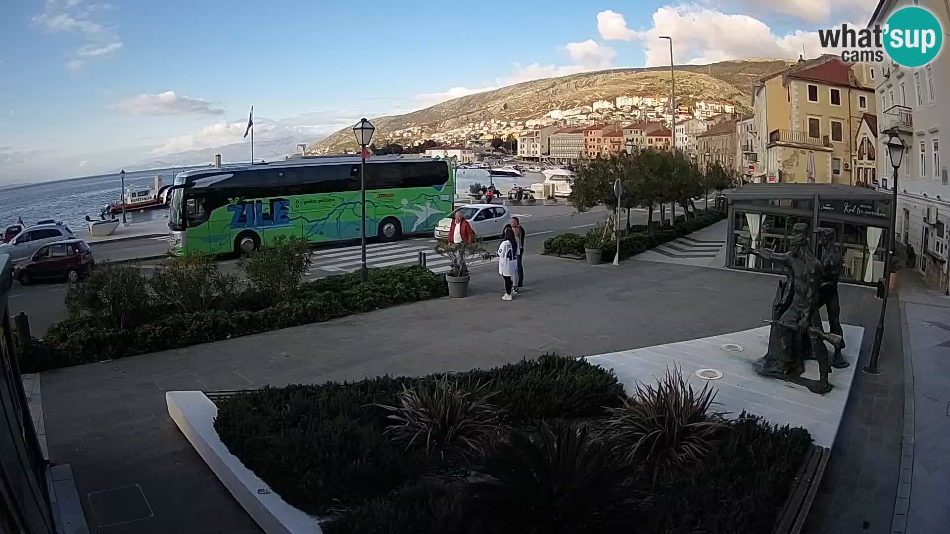Live webcam Senj riva – seafront – Croatia