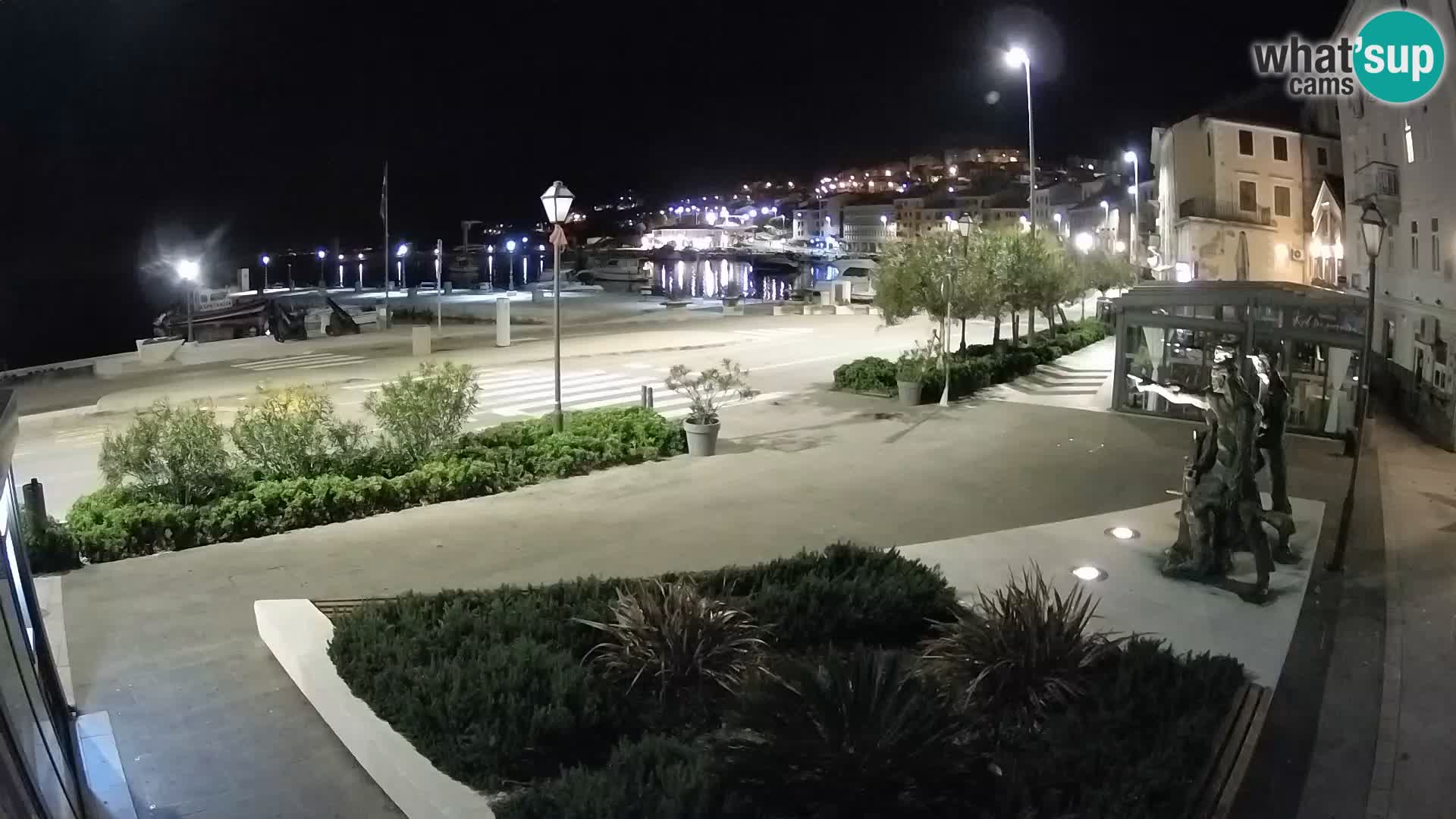 Webcam en vivo Senj riva – paseo marítimo
