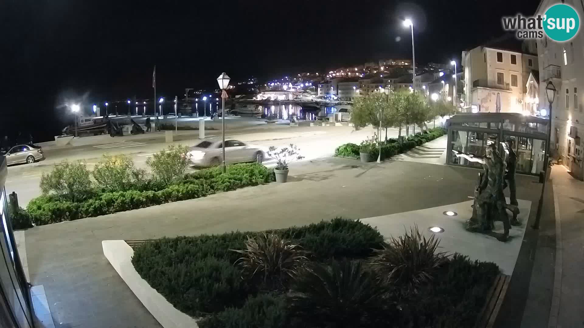 Live-Webcam Senj Riva – direkt am Meer – Kroatien