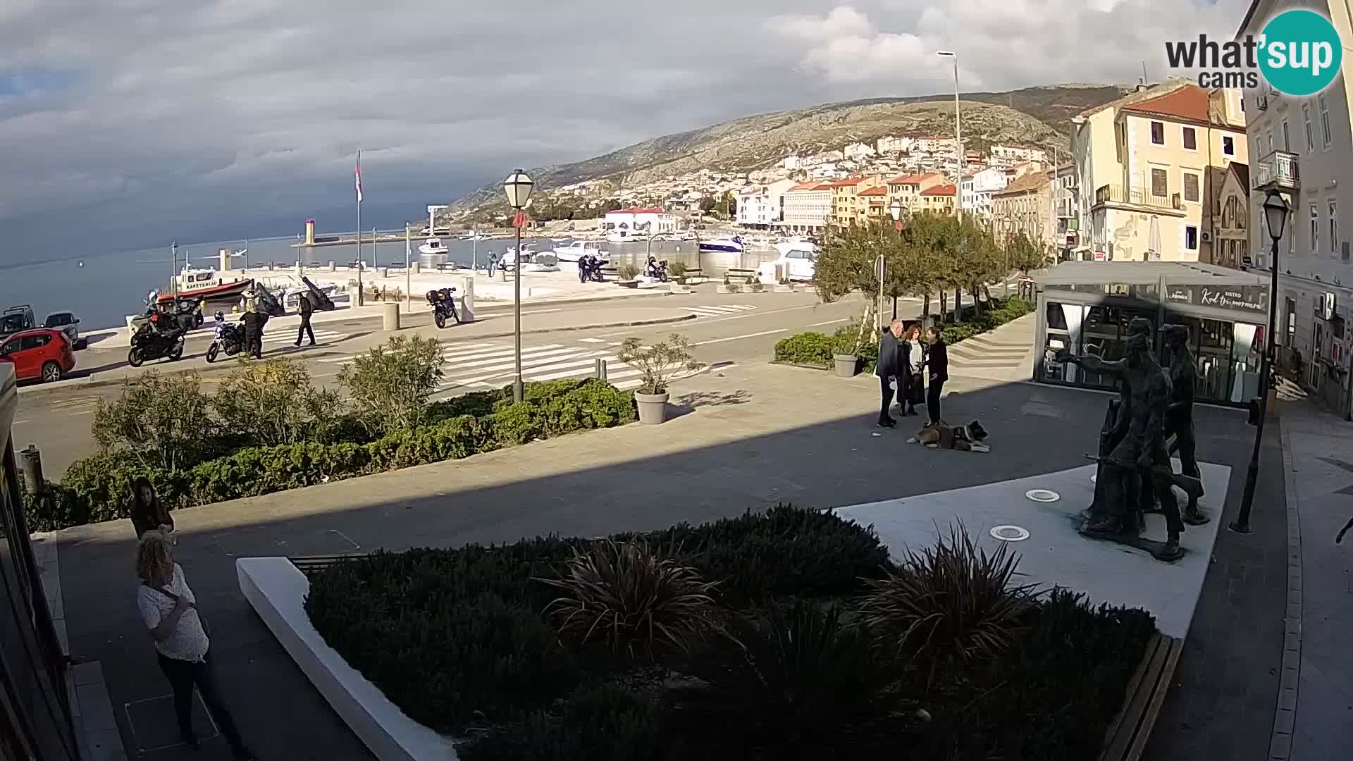 Live-Webcam Senj Riva – direkt am Meer – Kroatien
