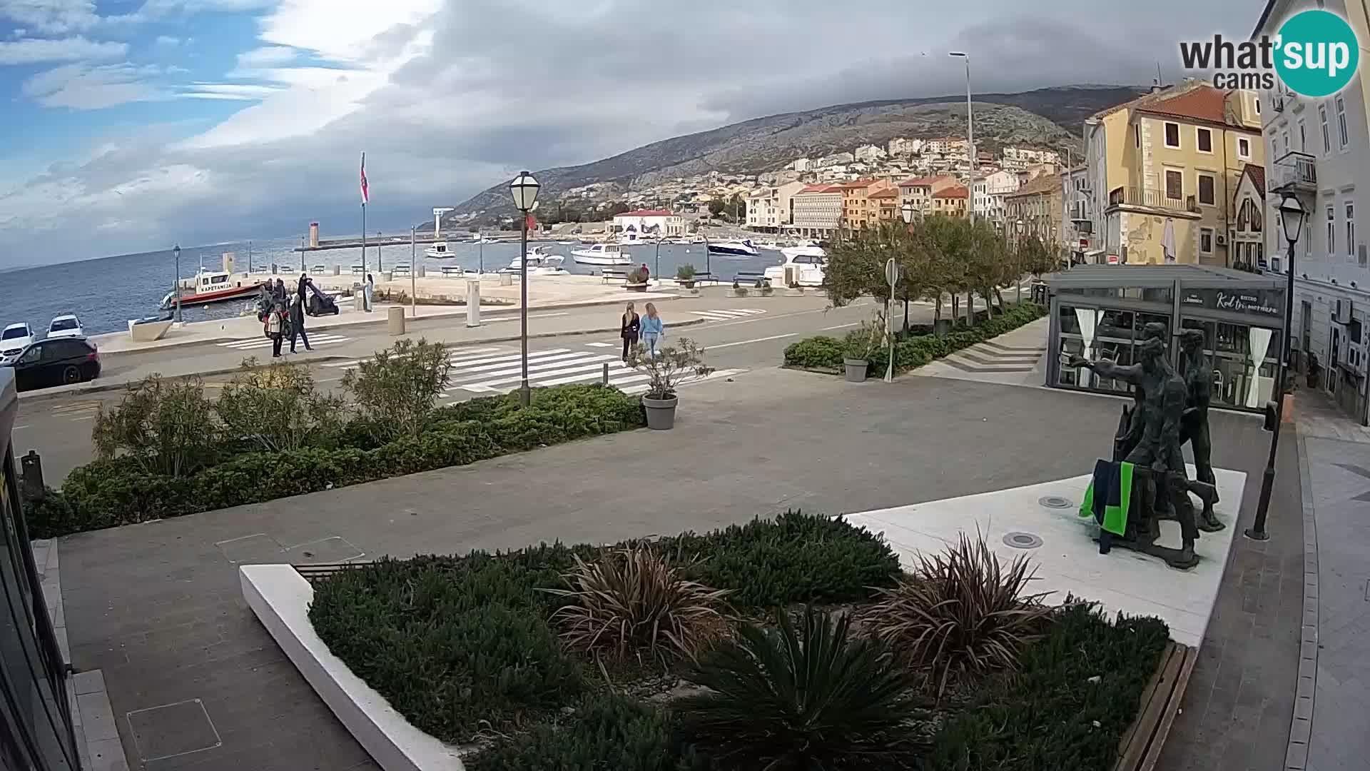 Spletna kamera v živo Senj riva – Hrvaška