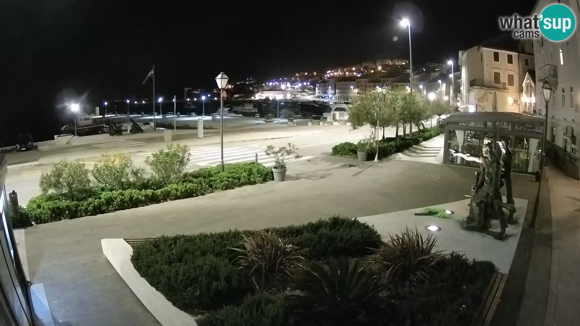 Live webcam Senj riva – seafront – Croatia