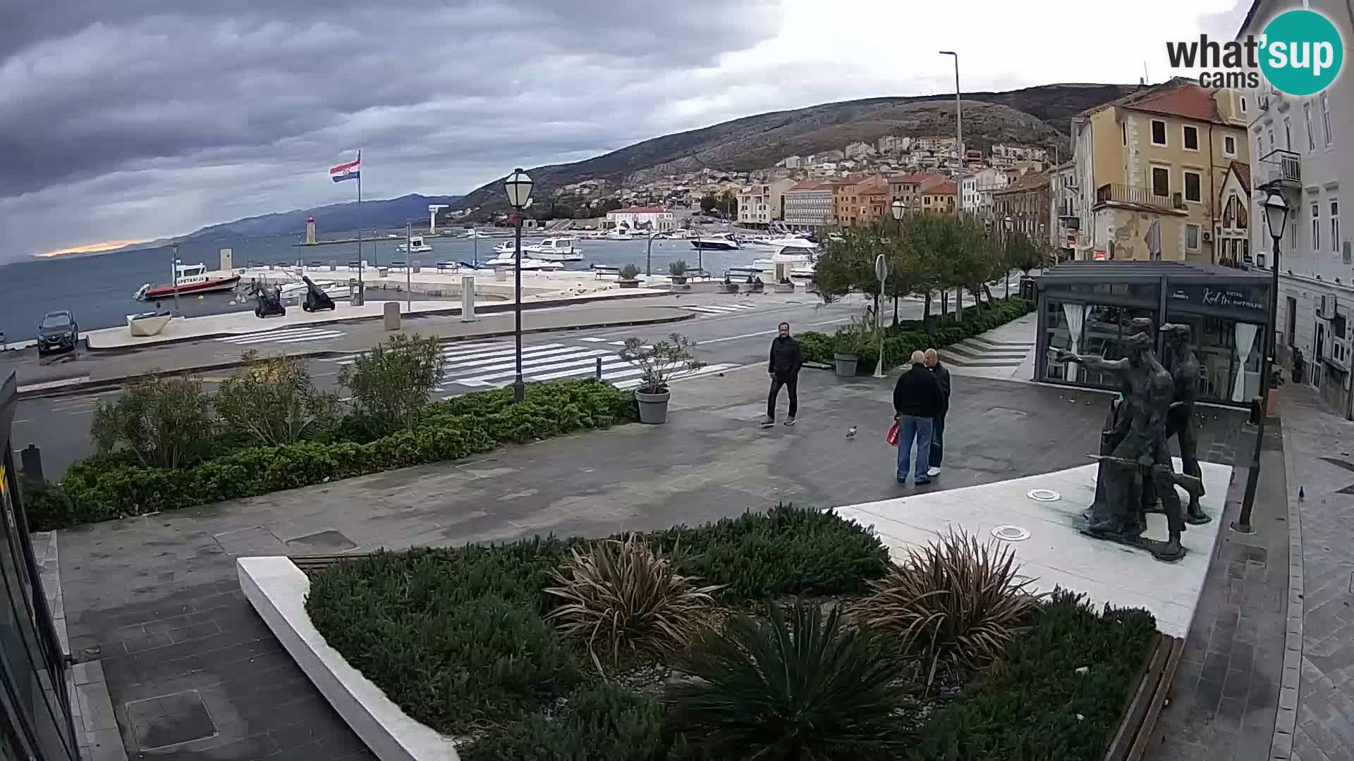 Spletna kamera v živo Senj riva – Hrvaška