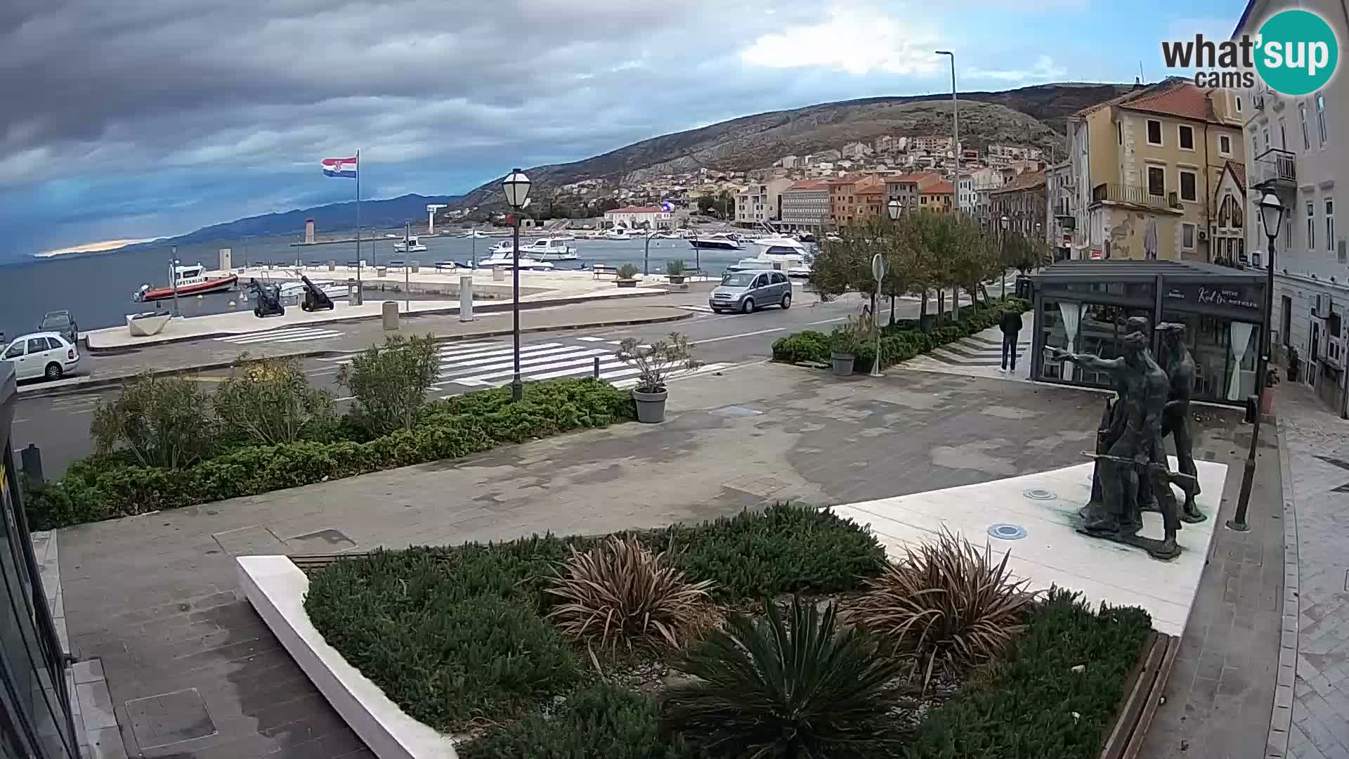 Live webcam Senj riva – seafront – Croatia