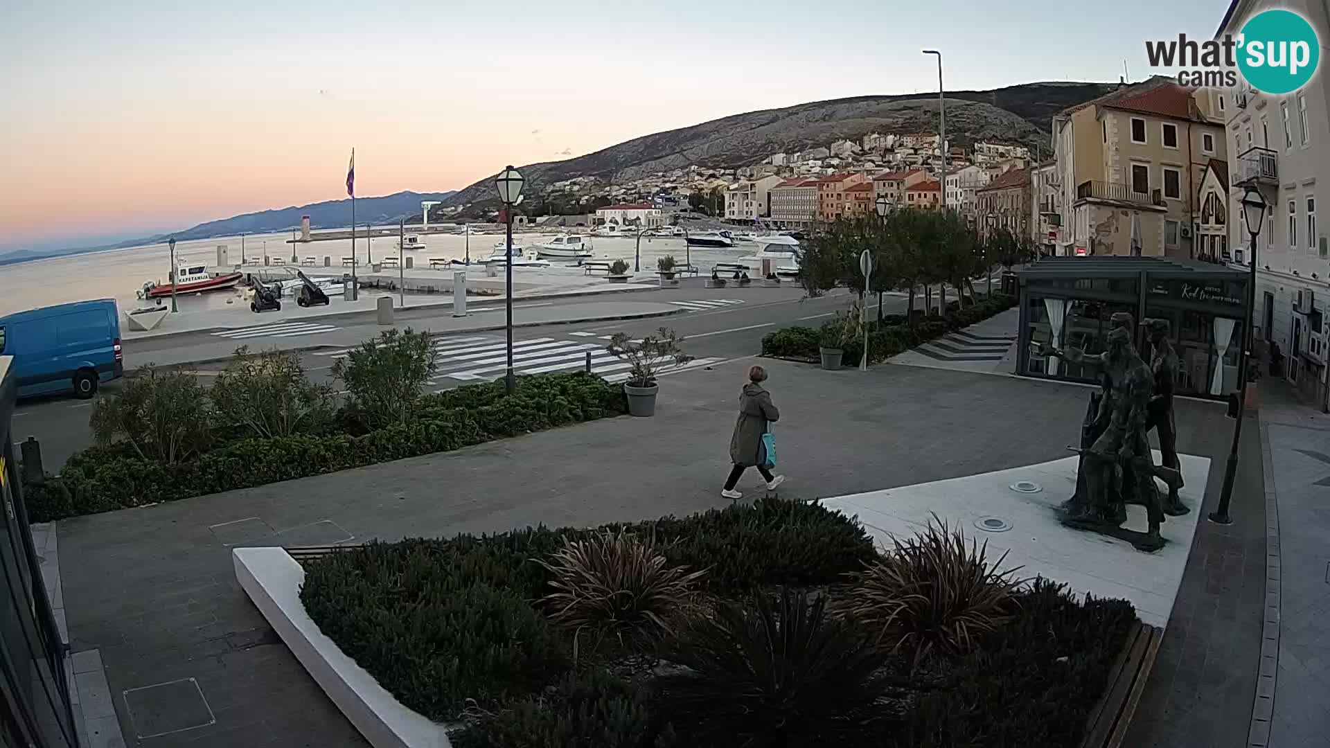 Live webcam Senj riva – fronte mare