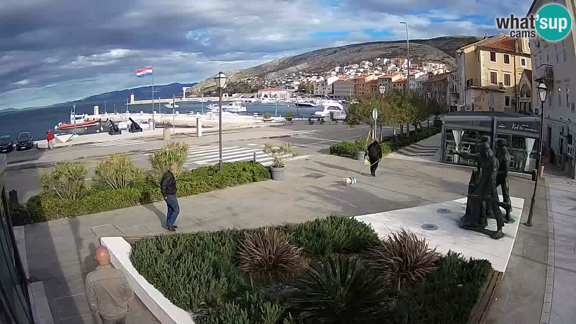 Spletna kamera v živo Senj riva – Hrvaška