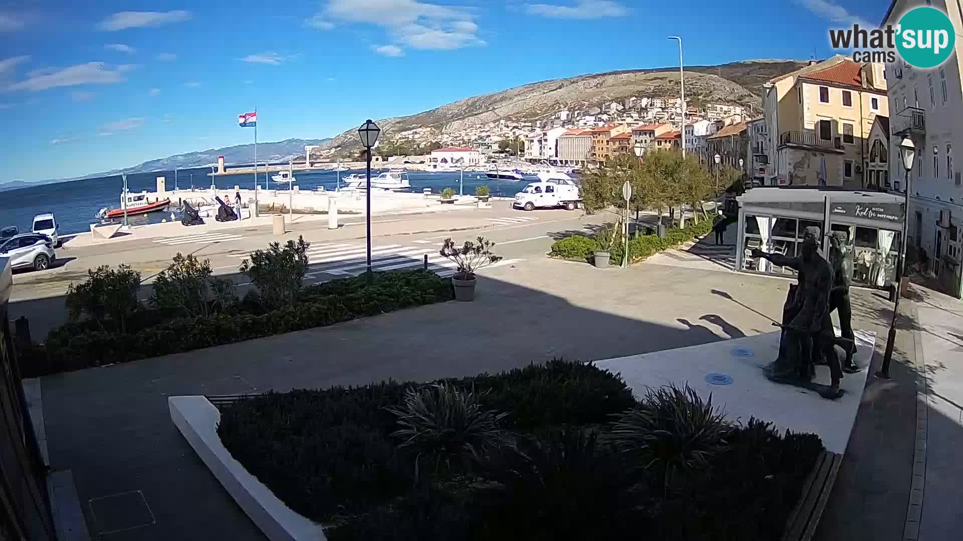 Live webcam Senj riva – seafront – Croatia