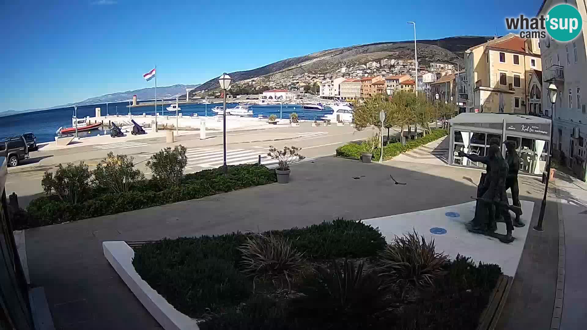 Spletna kamera v živo Senj riva – Hrvaška