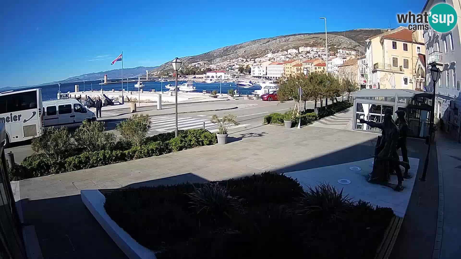 Live-Webcam Senj Riva – direkt am Meer – Kroatien