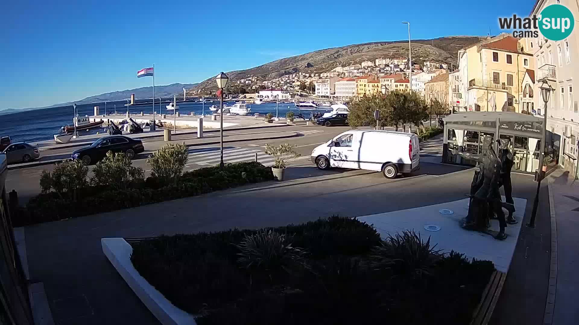 Live webcam Senj riva – fronte mare