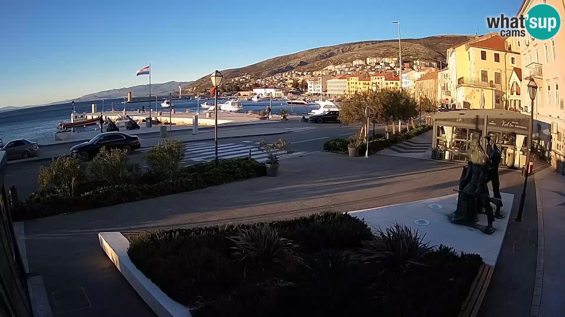 Spletna kamera v živo Senj riva – Hrvaška