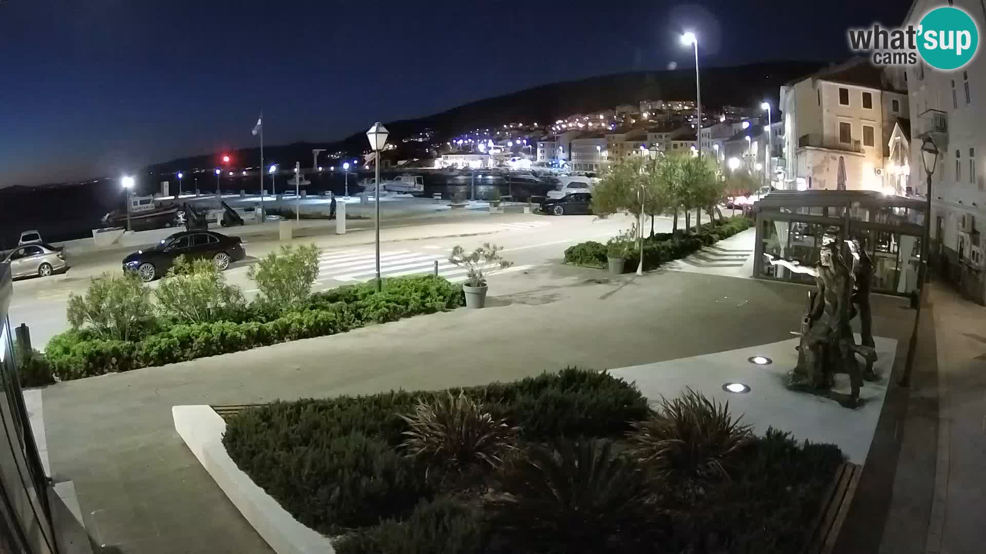 Live-Webcam Senj Riva – direkt am Meer – Kroatien