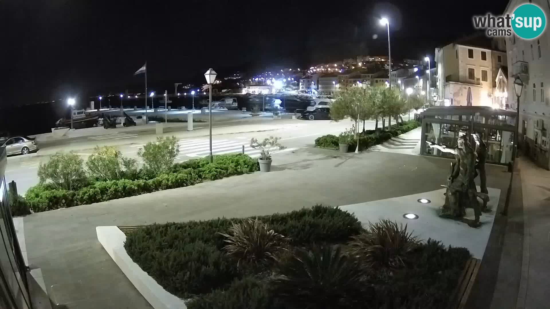 Live-Webcam Senj Riva – direkt am Meer – Kroatien