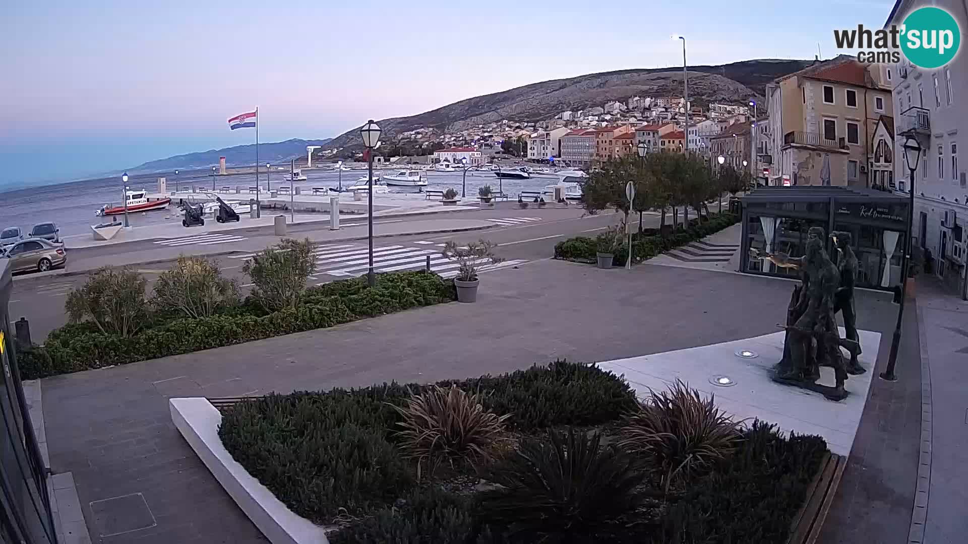 Webcam en vivo Senj riva – paseo marítimo