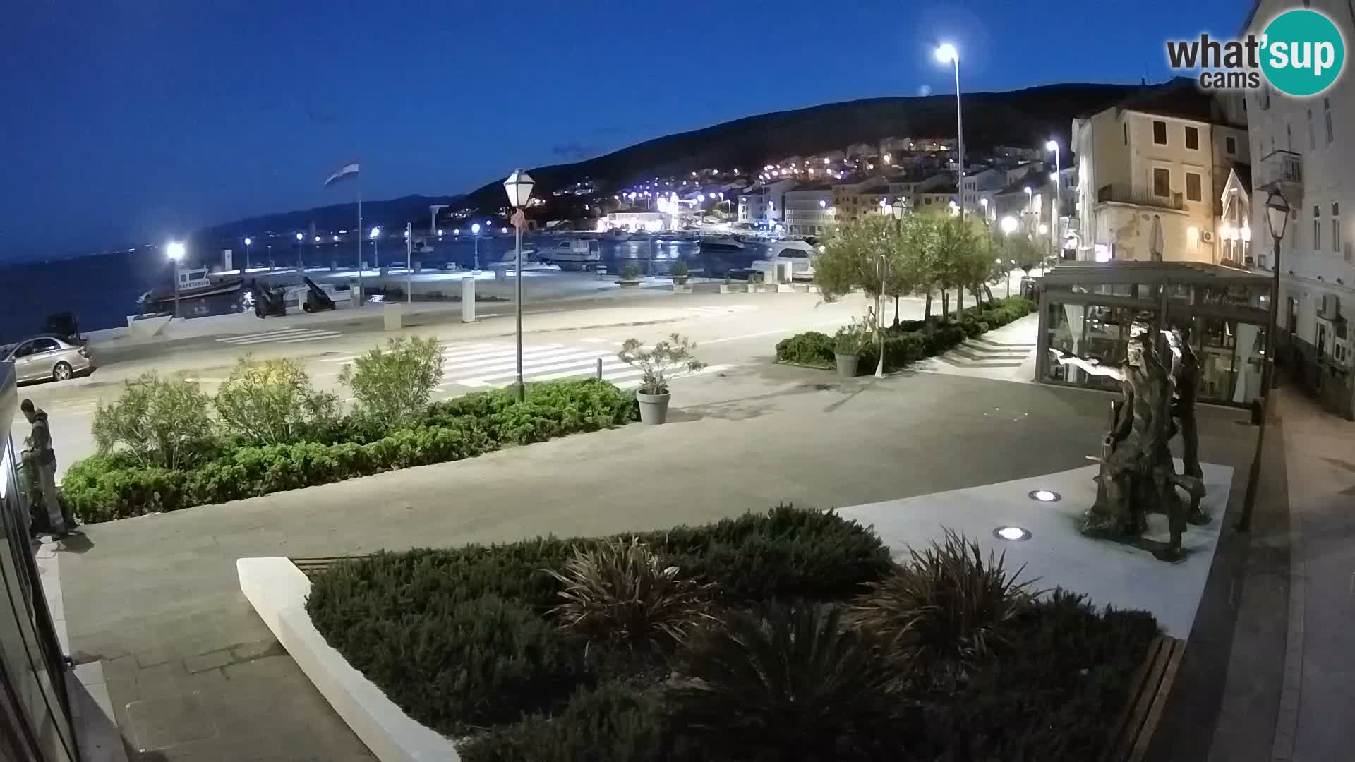 Live webcam Senj riva – fronte mare