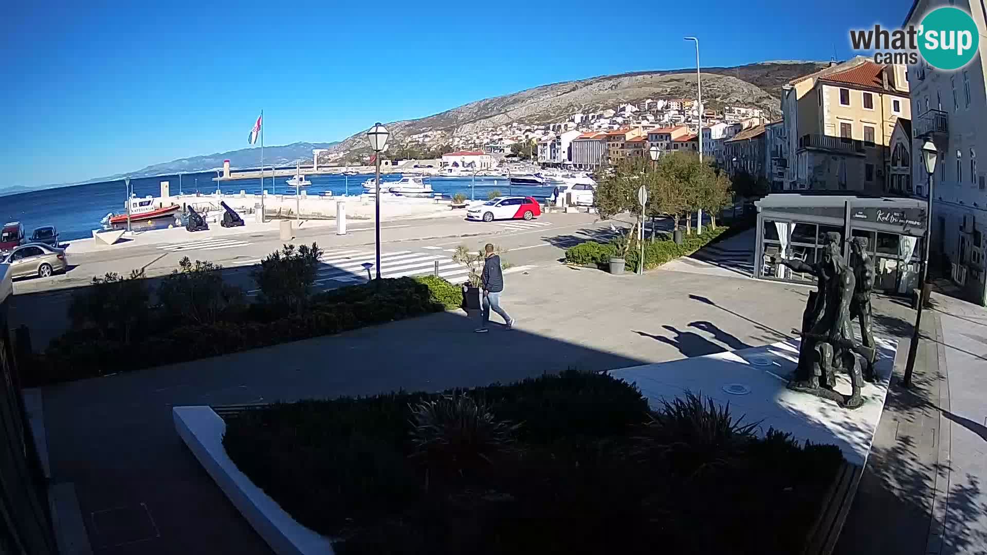 Live webcam Senj riva – seafront – Croatia