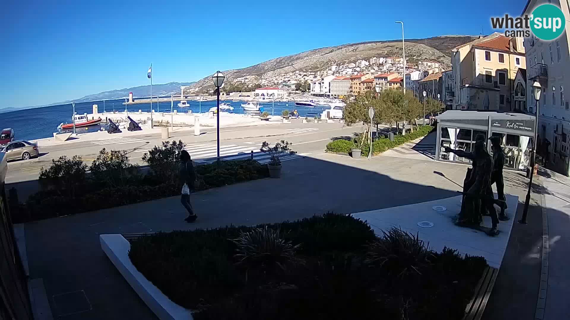 Live-Webcam Senj Riva – direkt am Meer – Kroatien