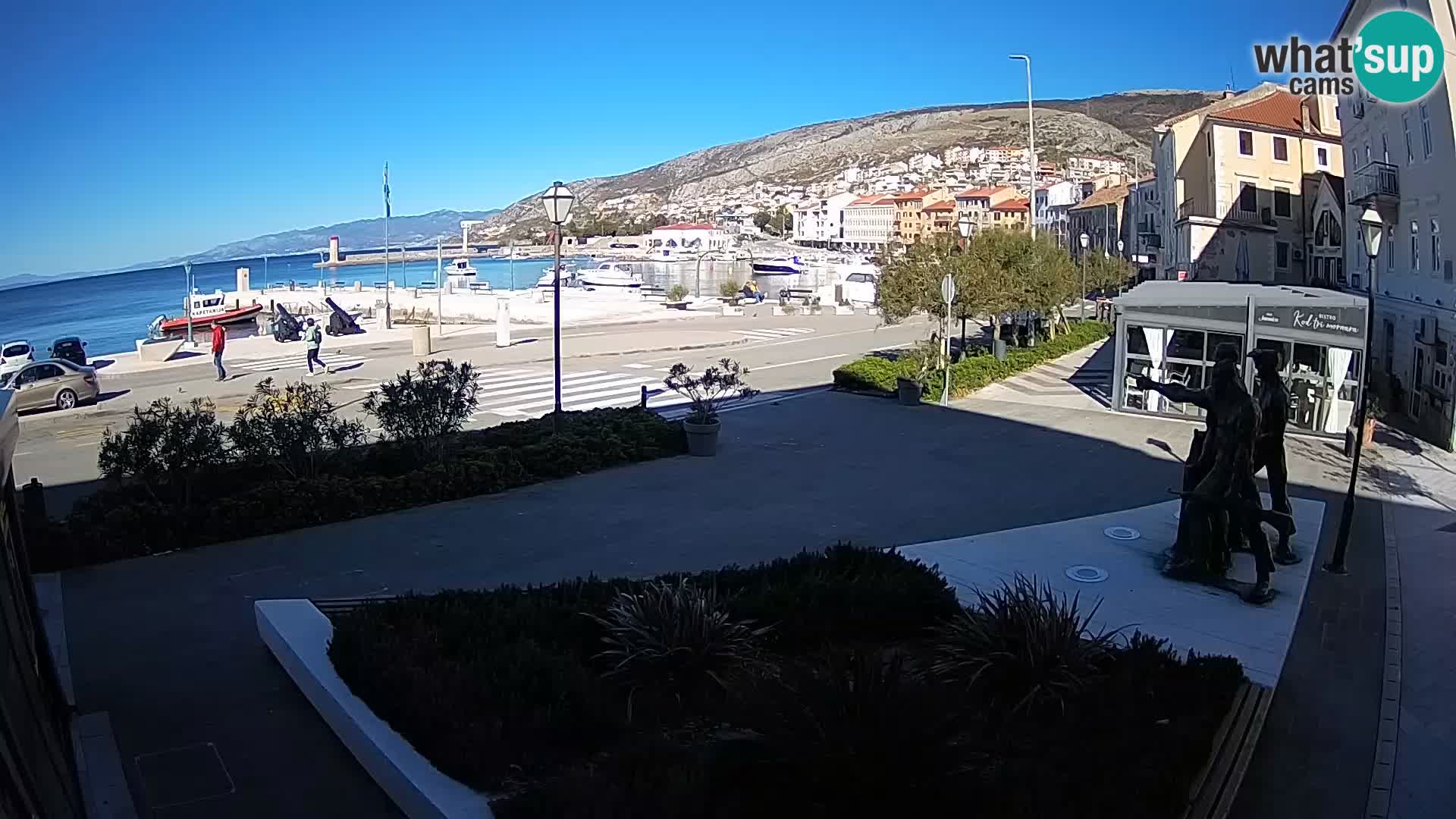 Live webcam Senj riva – fronte mare